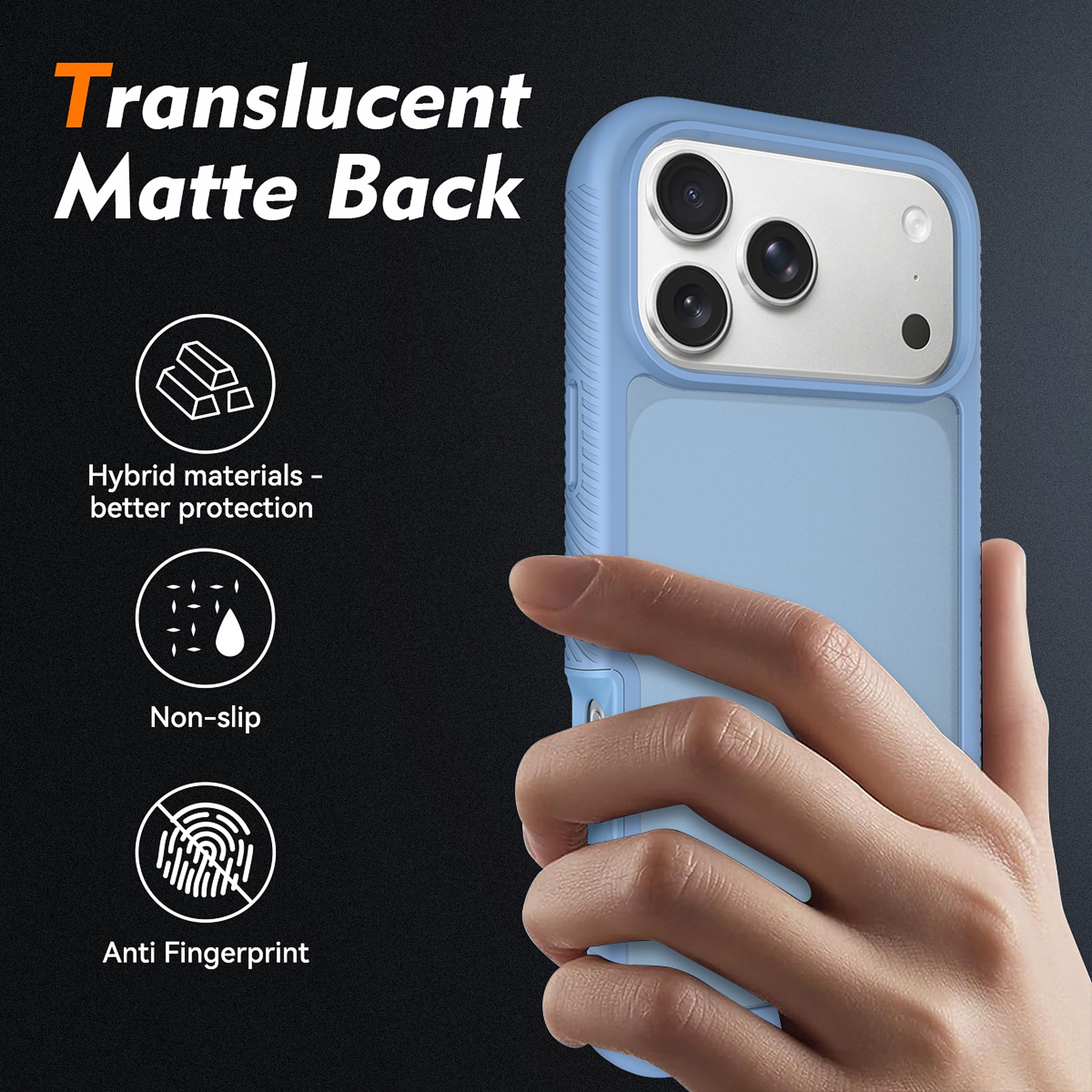 SendaFit Matte Starry Rugged Case for iPhone 18 Pro Max (Fits iPhone 17 Pro Max) detail 26