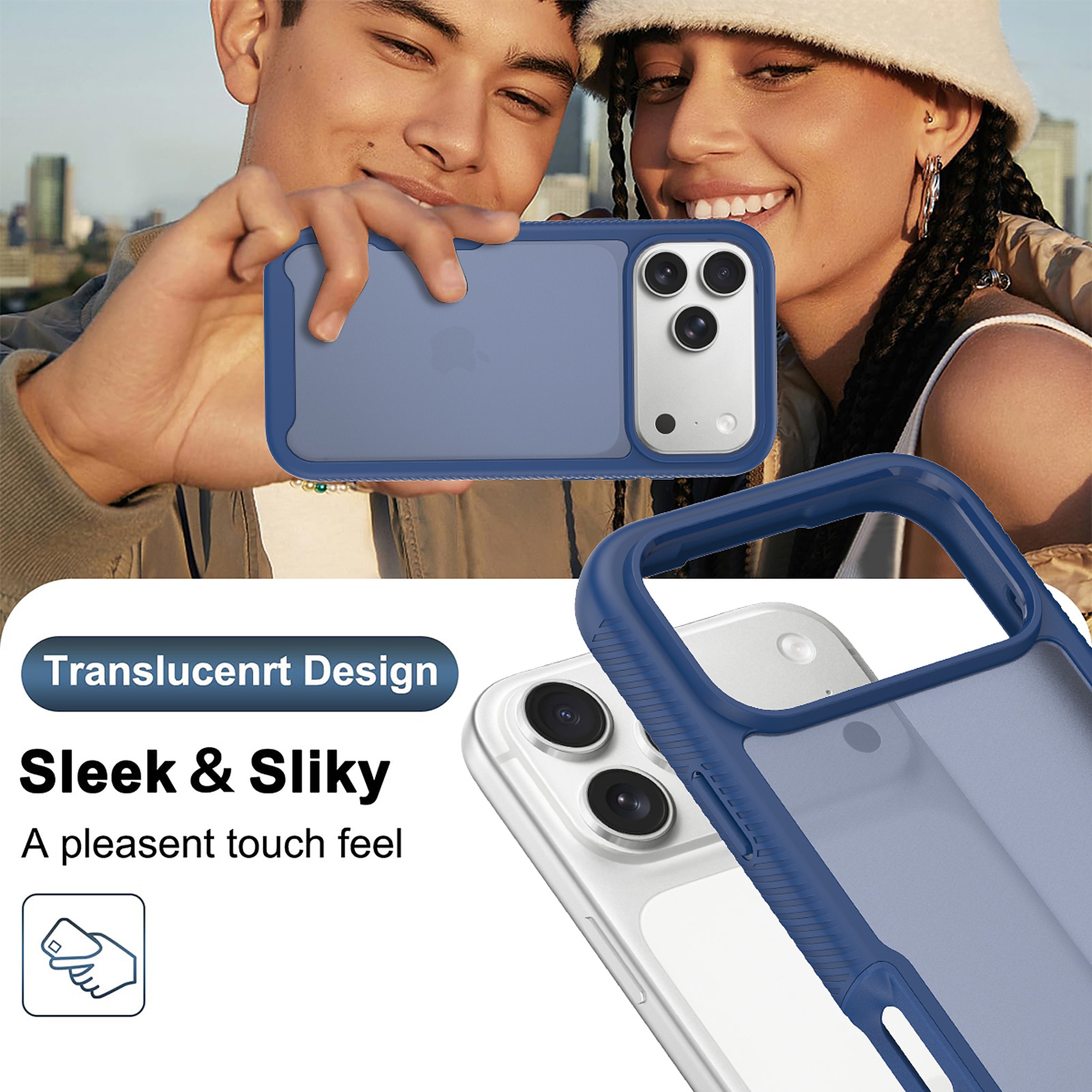 SendaFit Matte Starry Rugged Case for iPhone 18 Pro Max (Fits iPhone 17 Pro Max) detail 3