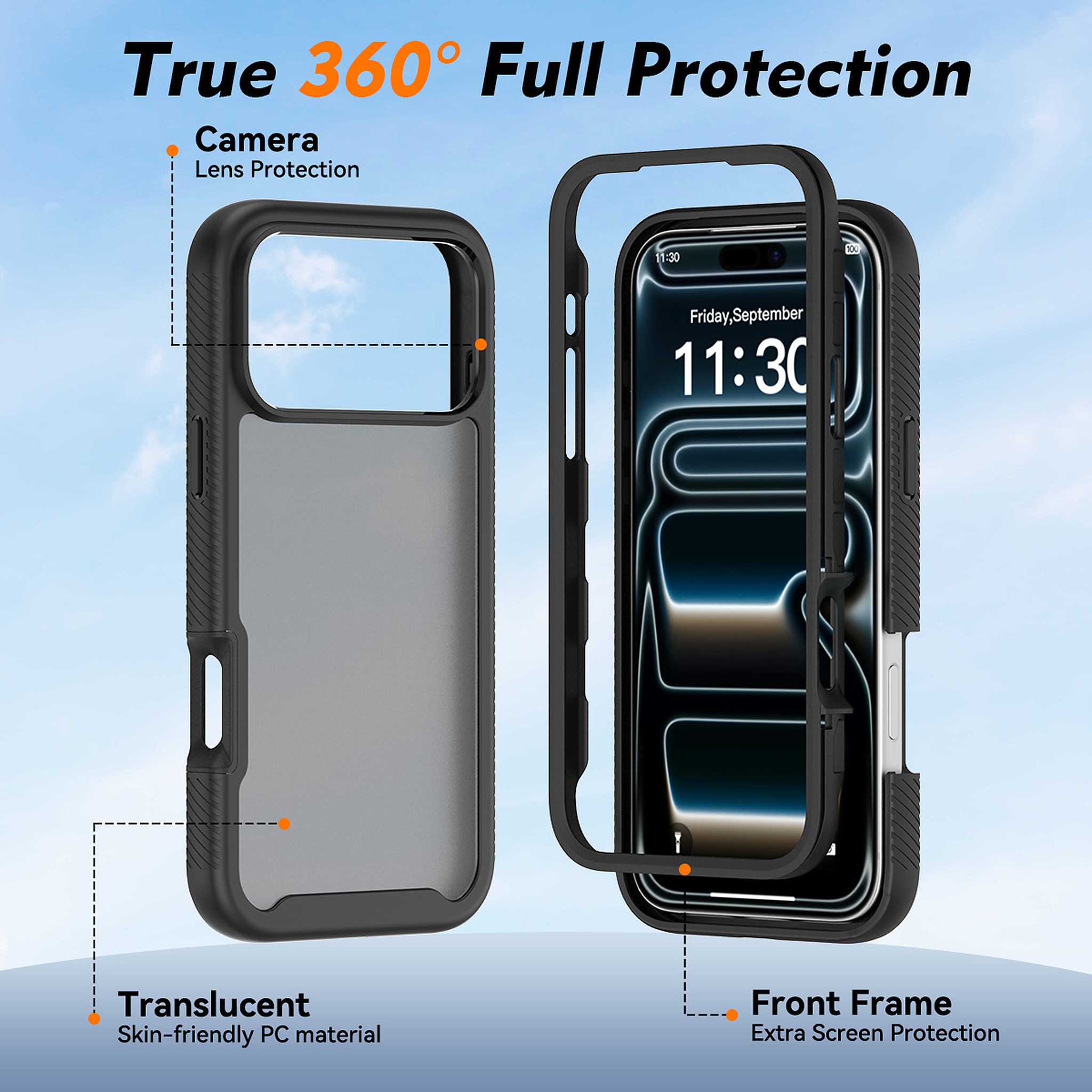 SendaFit Matte Starry Rugged Case for iPhone 18 Pro Max (Fits iPhone 17 Pro Max) detail 30
