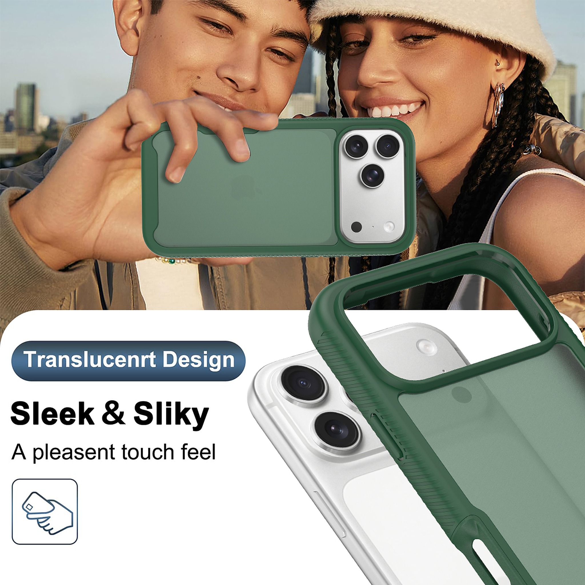 SendaFit Matte Starry Rugged Case for iPhone 18 Pro Max (Fits iPhone 17 Pro Max) detail 7
