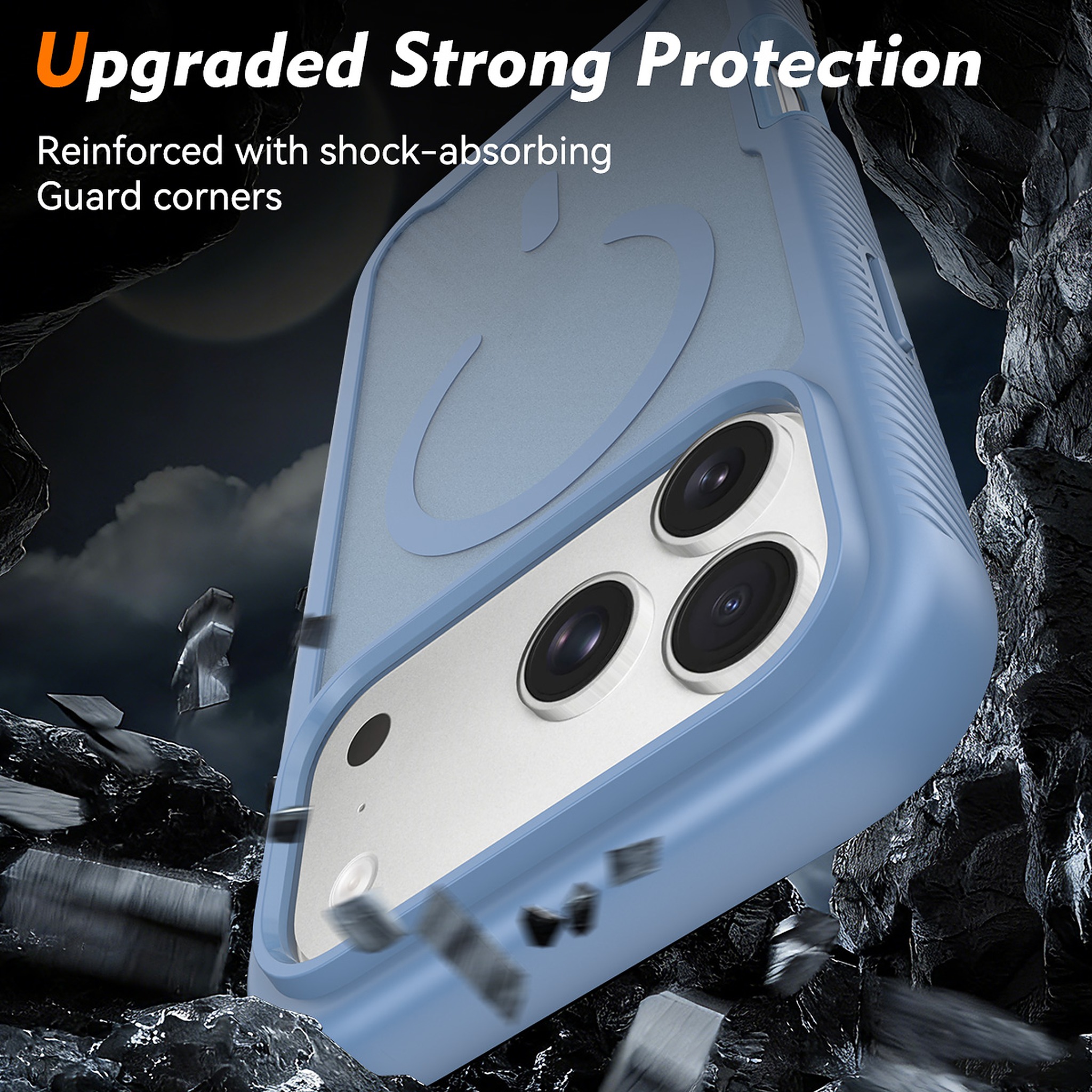 SendaFit Matte Starry Rugged MagSafe Case for iPhone 18 Pro Max (Fits iPhone 17 Pro Max) (with Screen Protector) detail 29