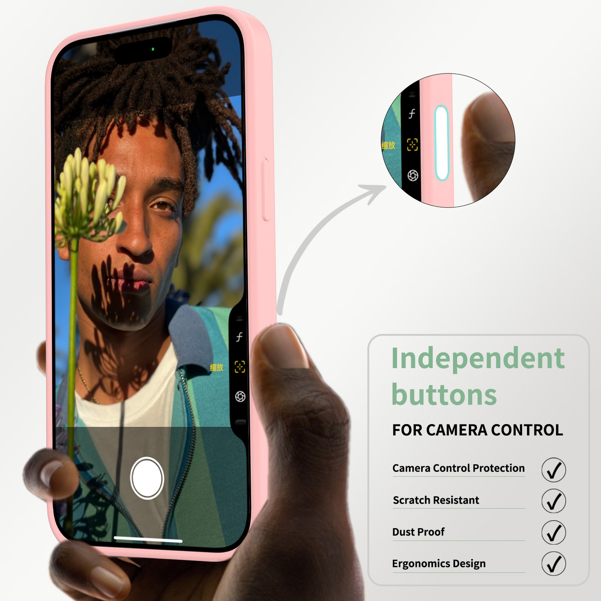 SendaFit Clear Two-in-One Camera-Button MagSafe Case for iPhone 17 Pro Max & 18 Pro Max detail 17