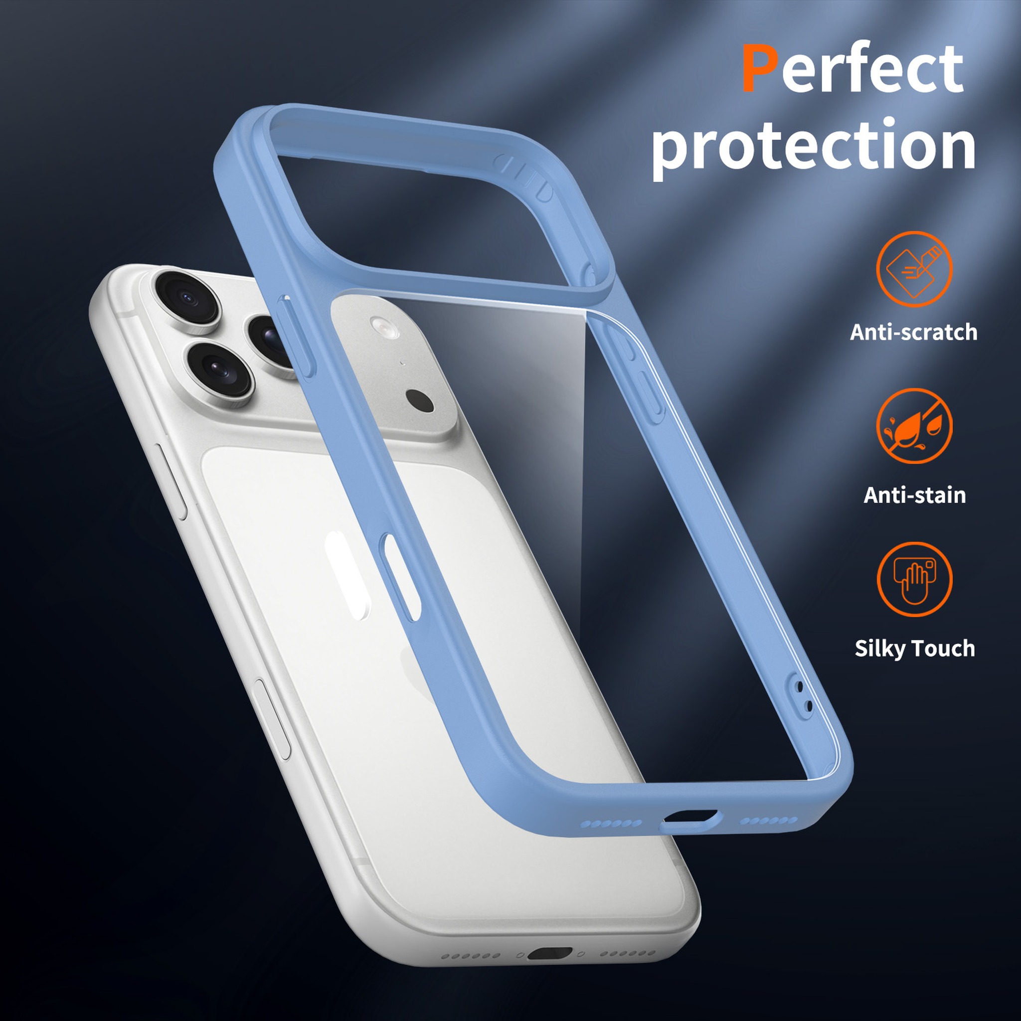 SendaFit Clear Two-in-One Camera-Button MagSafe Case for iPhone 17 Pro Max & 18 Pro Max detail 3