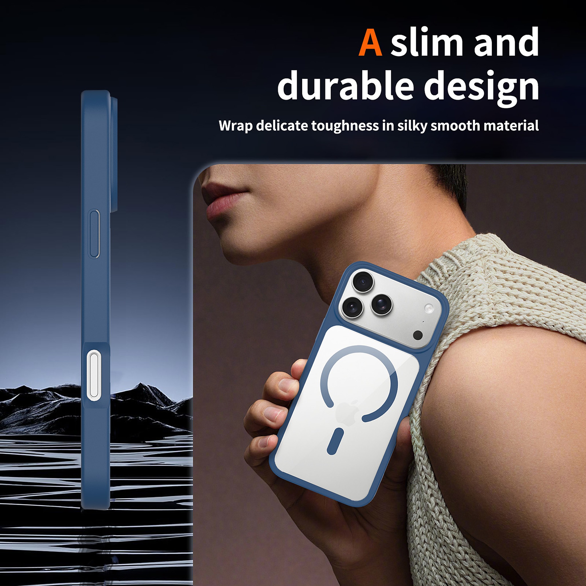 SendaFit Clear Two-in-One MagSafe Case for iPhone 17 Pro Max & 18 Pro Max detail 12