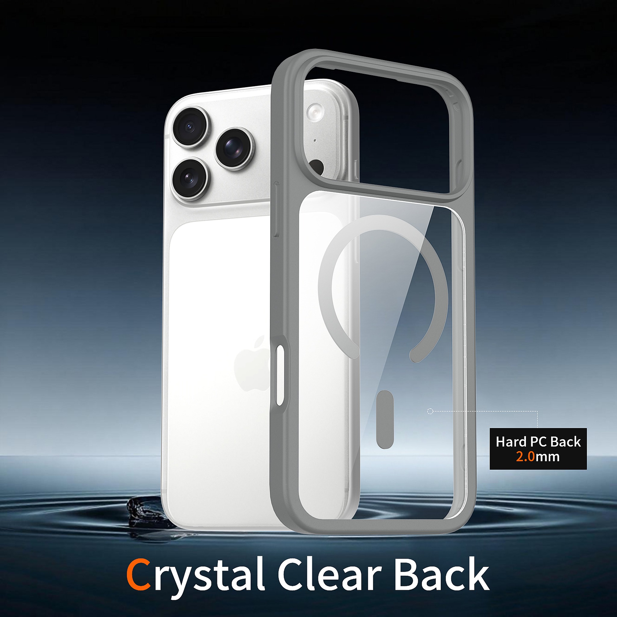 SendaFit Clear Two-in-One MagSafe Case for iPhone 17 Pro Max & 18 Pro Max detail 14