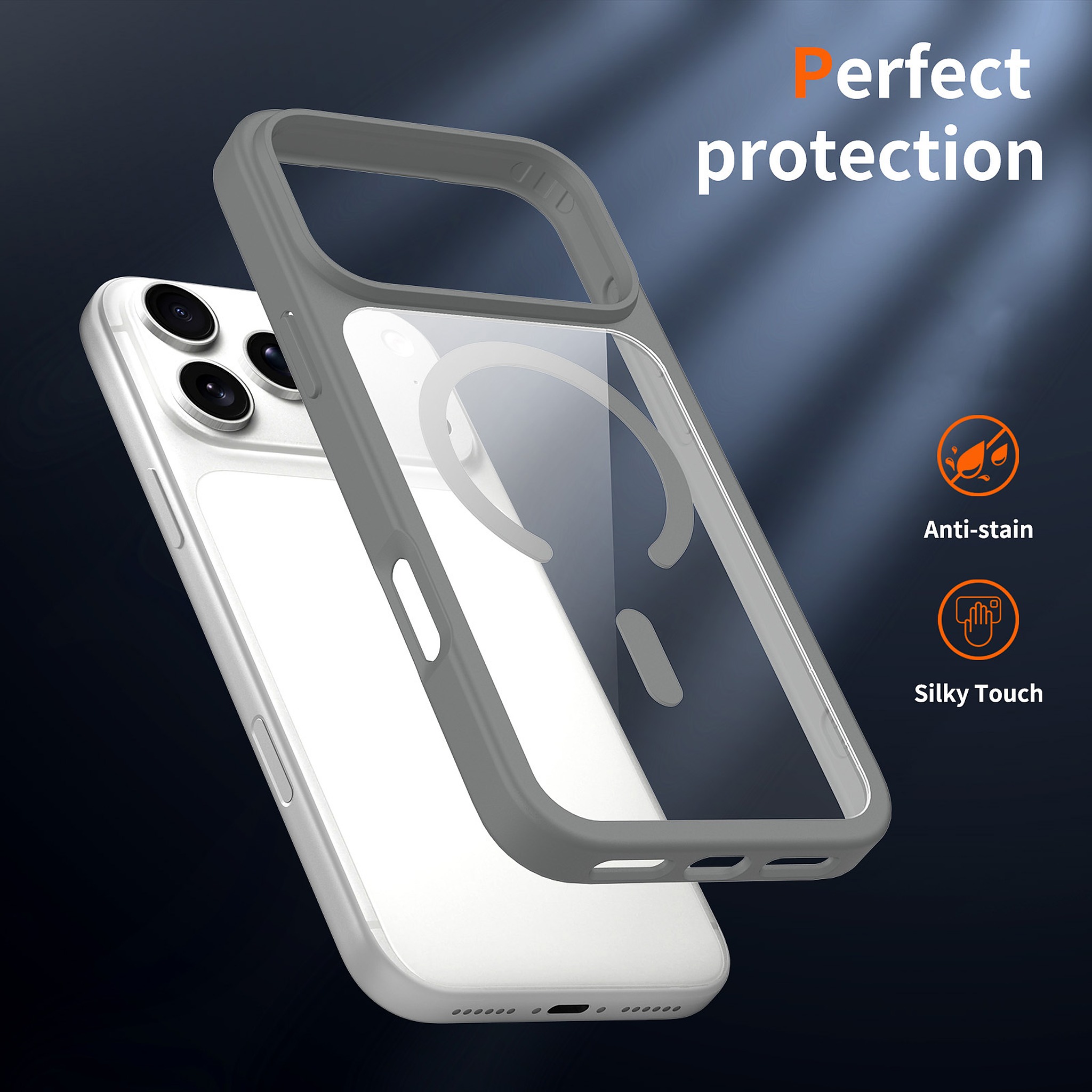 SendaFit Clear Two-in-One MagSafe Case for iPhone 17 Pro Max & 18 Pro Max detail 16