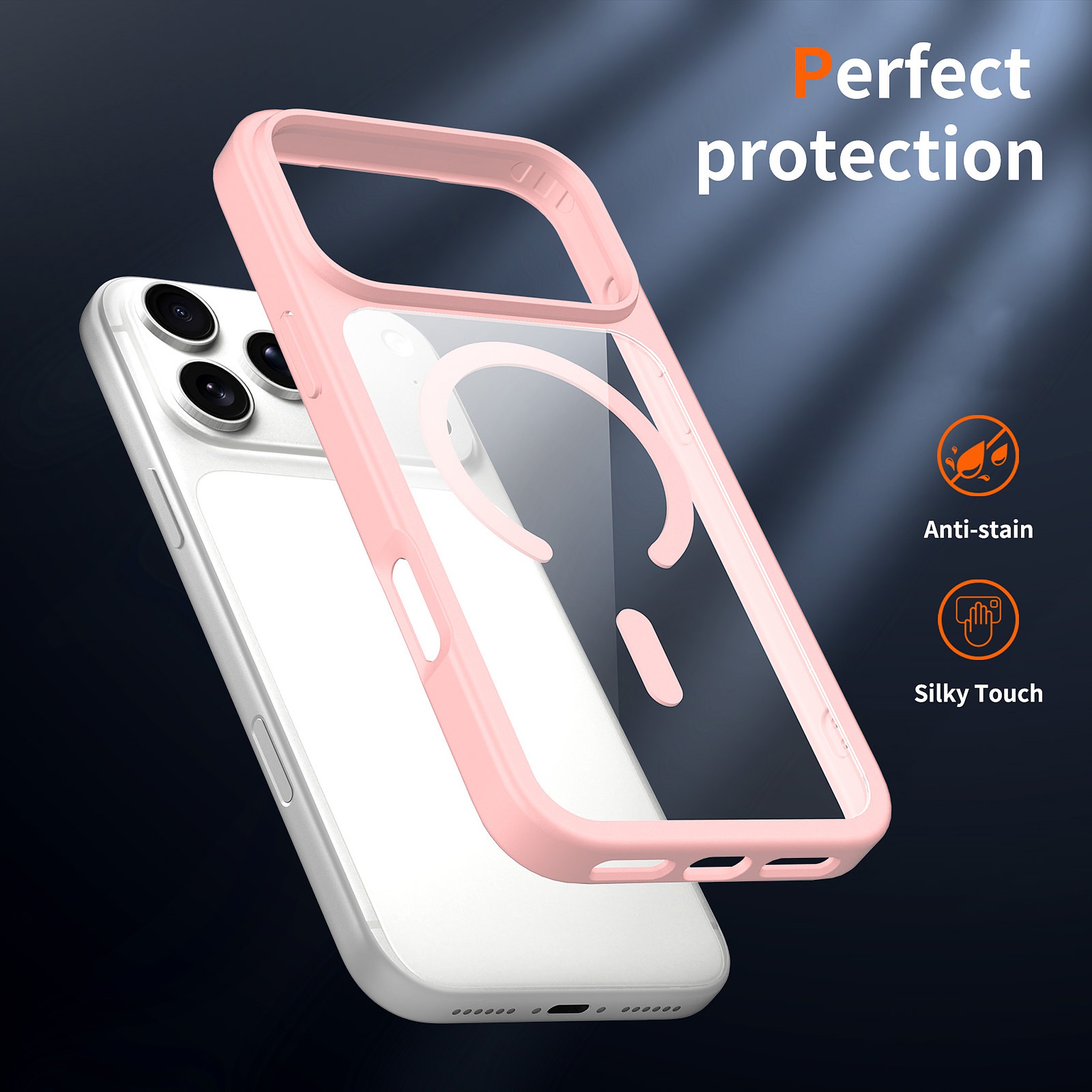SendaFit Clear Two-in-One MagSafe Case for iPhone 17 Pro Max & 18 Pro Max detail 20