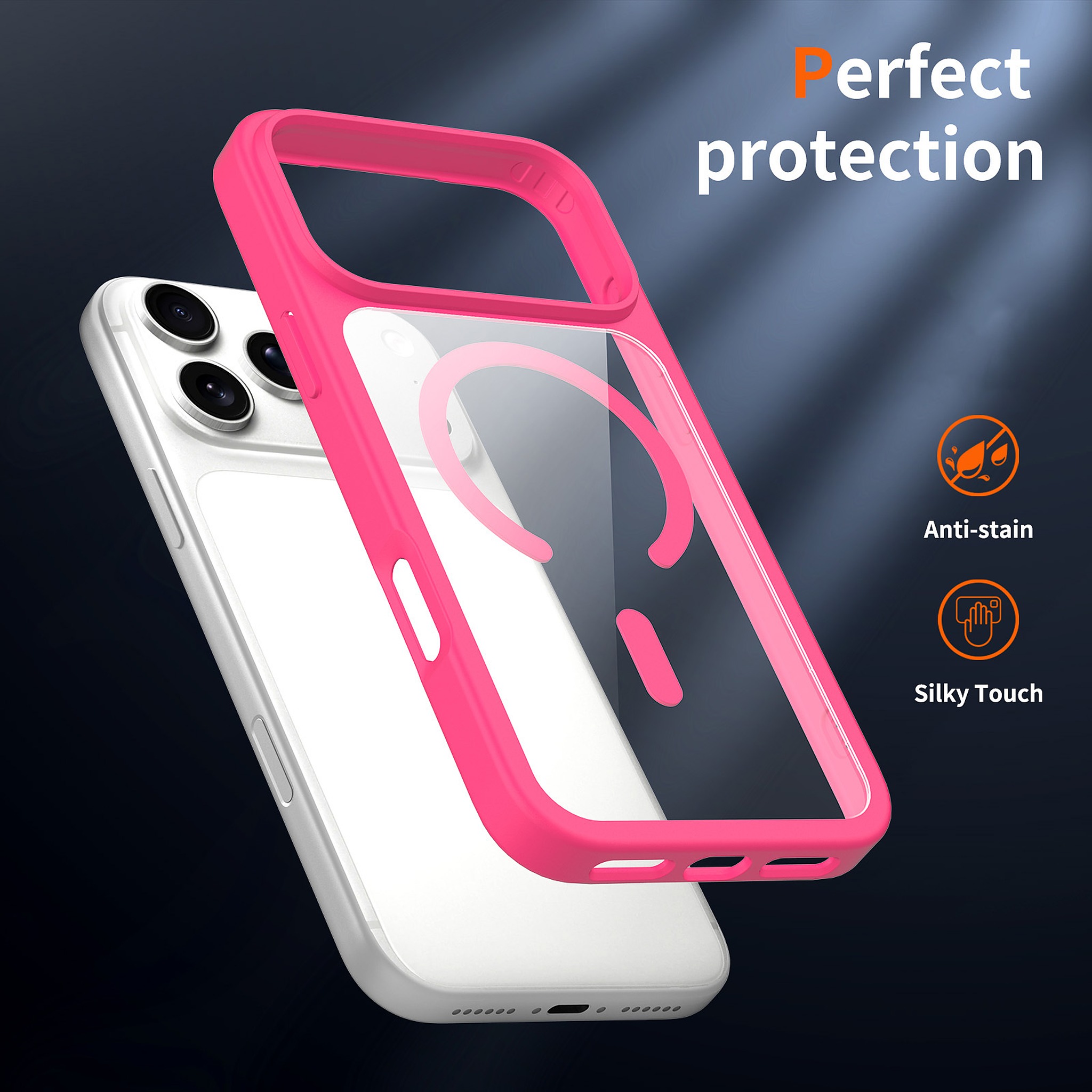 SendaFit Clear Two-in-One MagSafe Case for iPhone 17 Pro Max & 18 Pro Max detail 25