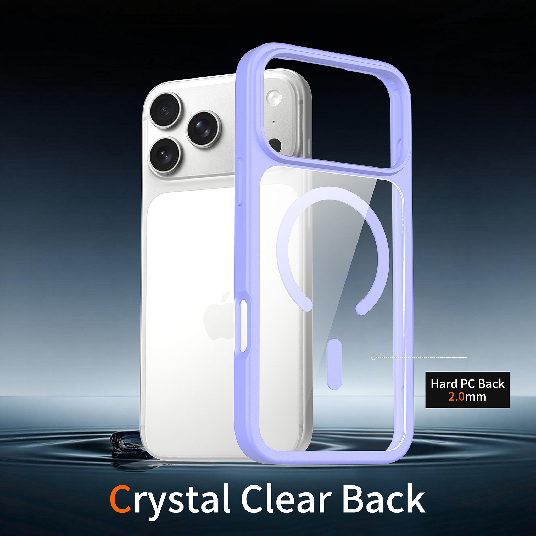 SendaFit Clear Two-in-One MagSafe Case for iPhone 17 Pro Max & 18 Pro Max detail 6