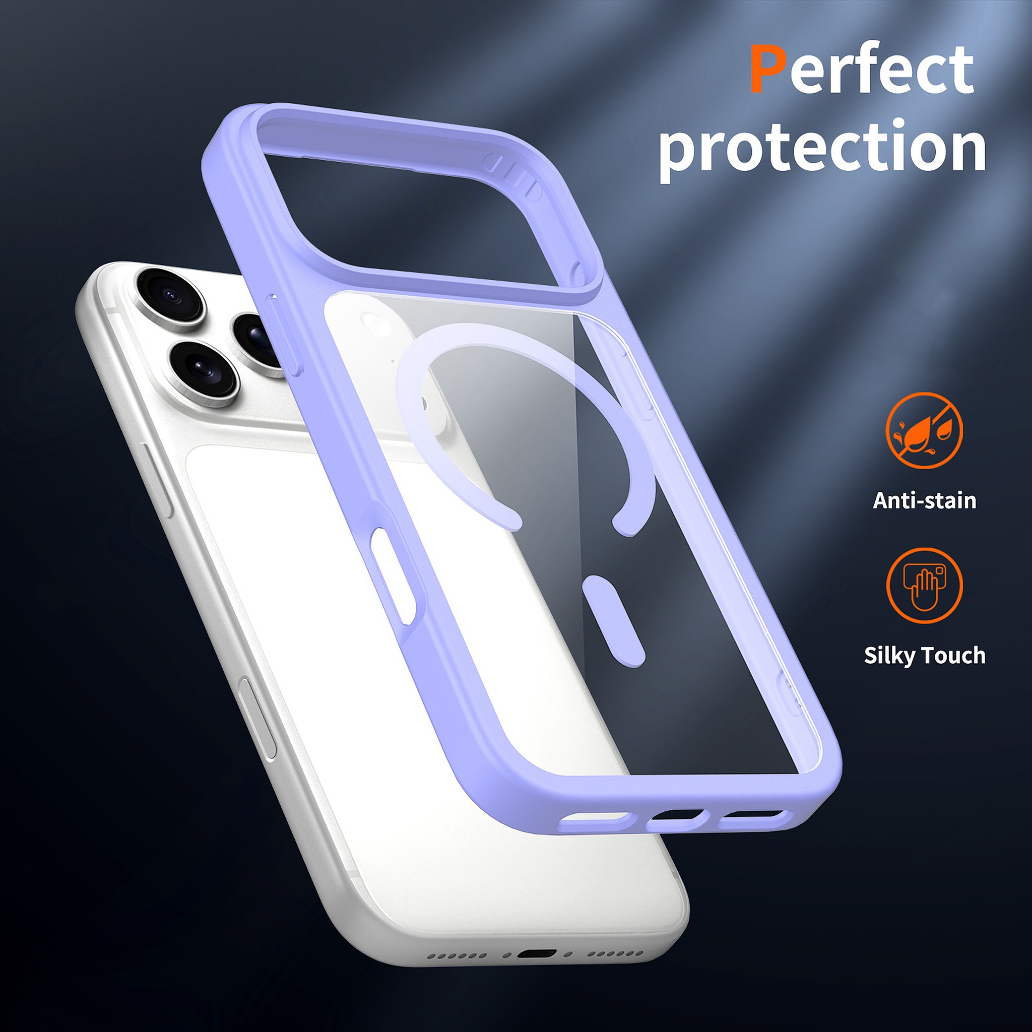 SendaFit Clear Two-in-One MagSafe Case for iPhone 17 Pro Max & 18 Pro Max detail 7