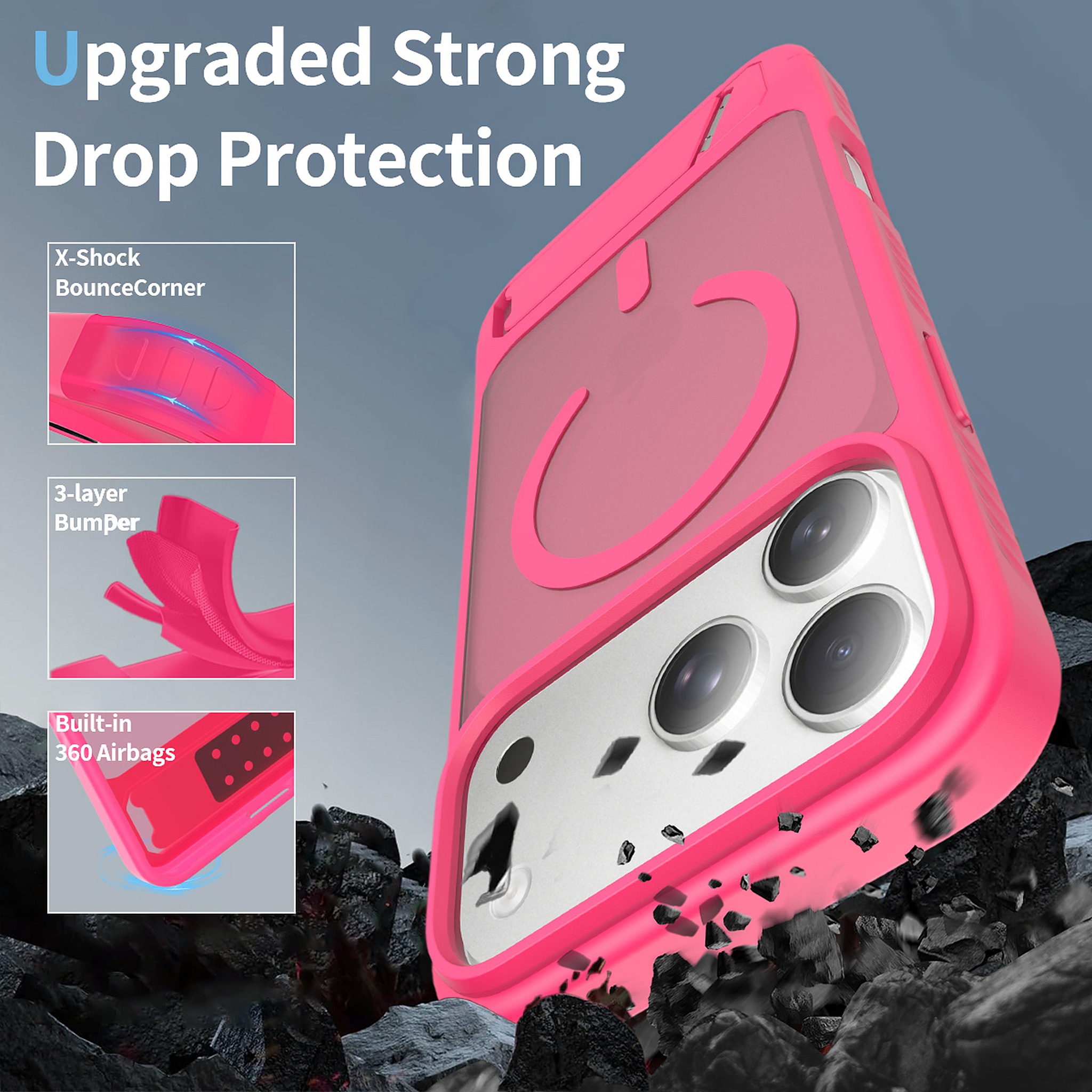 SendaFit Matte 45° Kickstand MagSafe Case for iPhone 18 Pro Max (Fits iPhone 17 Pro Max) detail 25