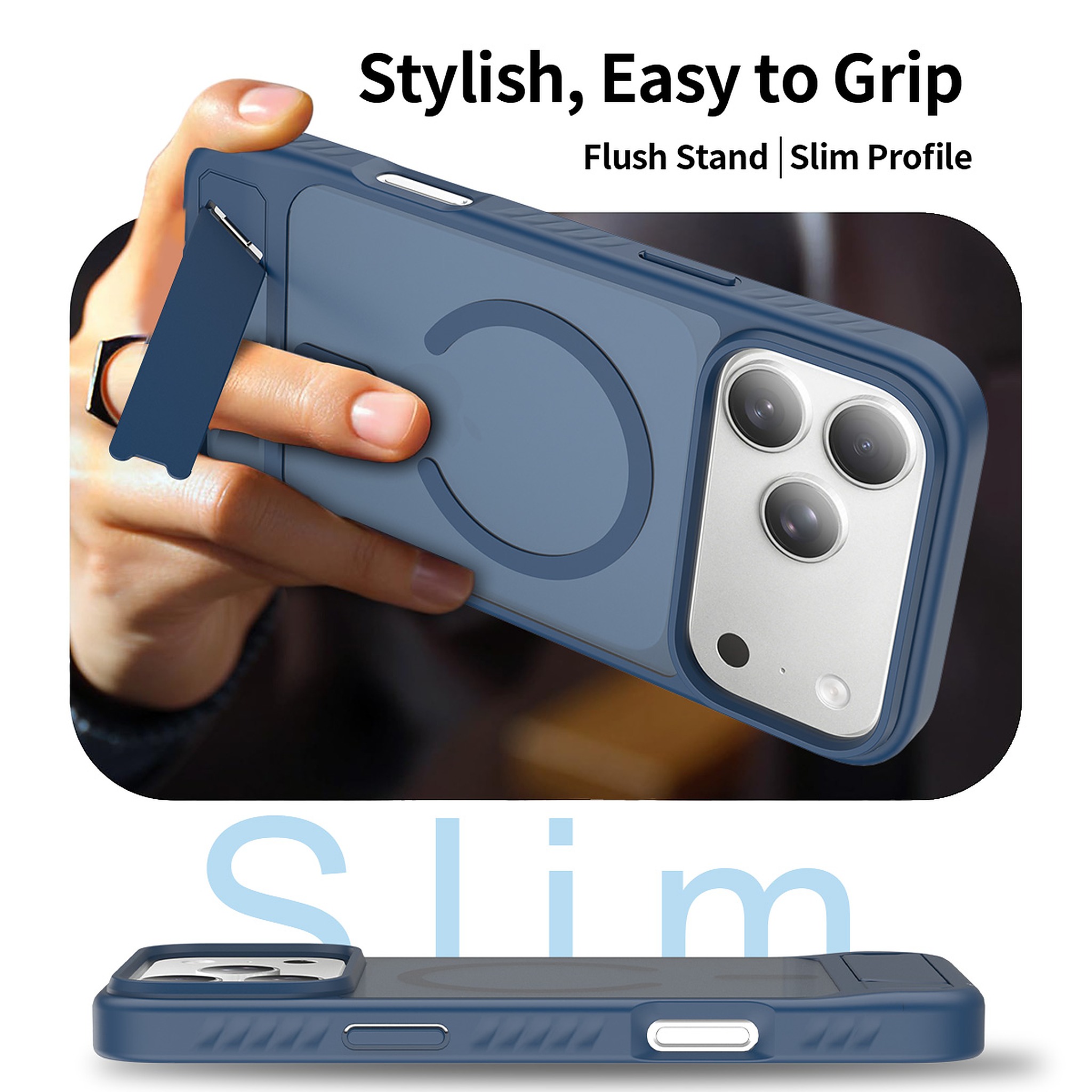 SendaFit Matte 45° Kickstand MagSafe Case for iPhone 18 Pro Max (Fits iPhone 17 Pro Max) detail 39