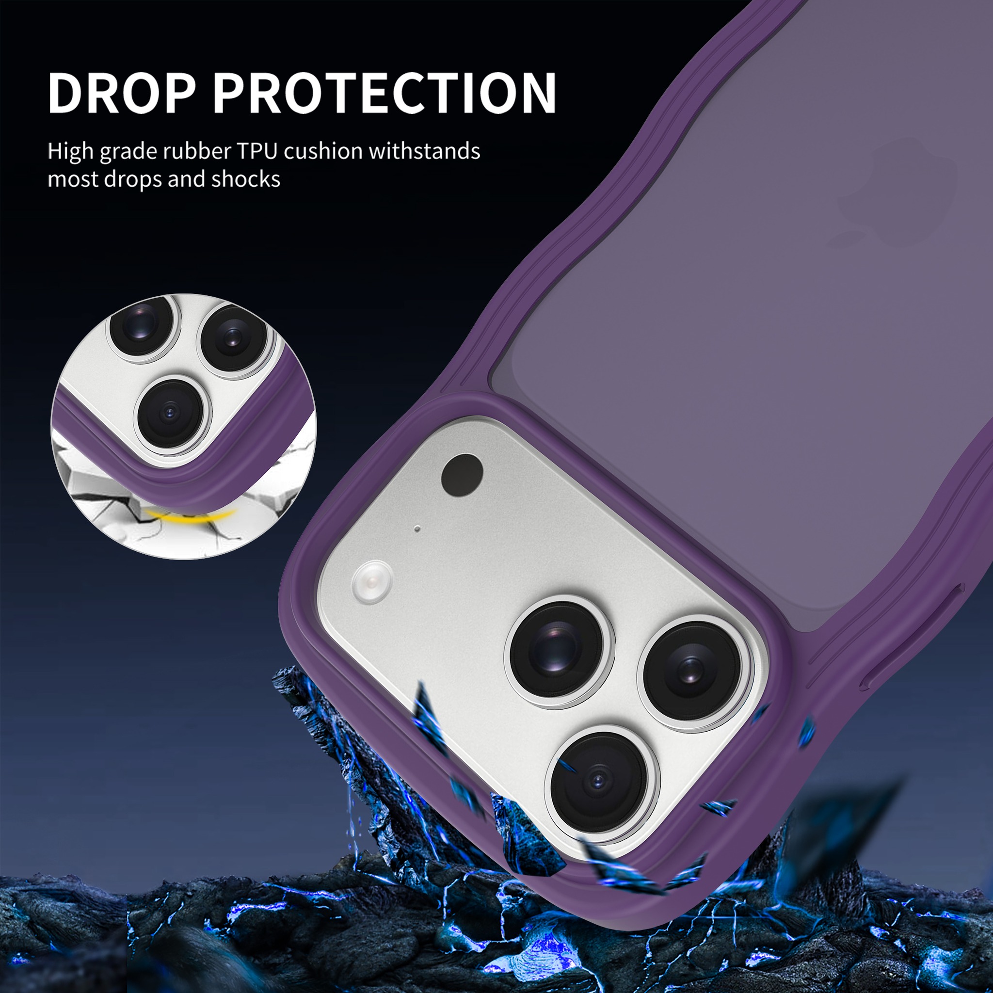 SendaFit Wavy Matte Two-in-One Case for iPhone 18 Pro Max (Fits iPhone 17 Pro Max) detail 17