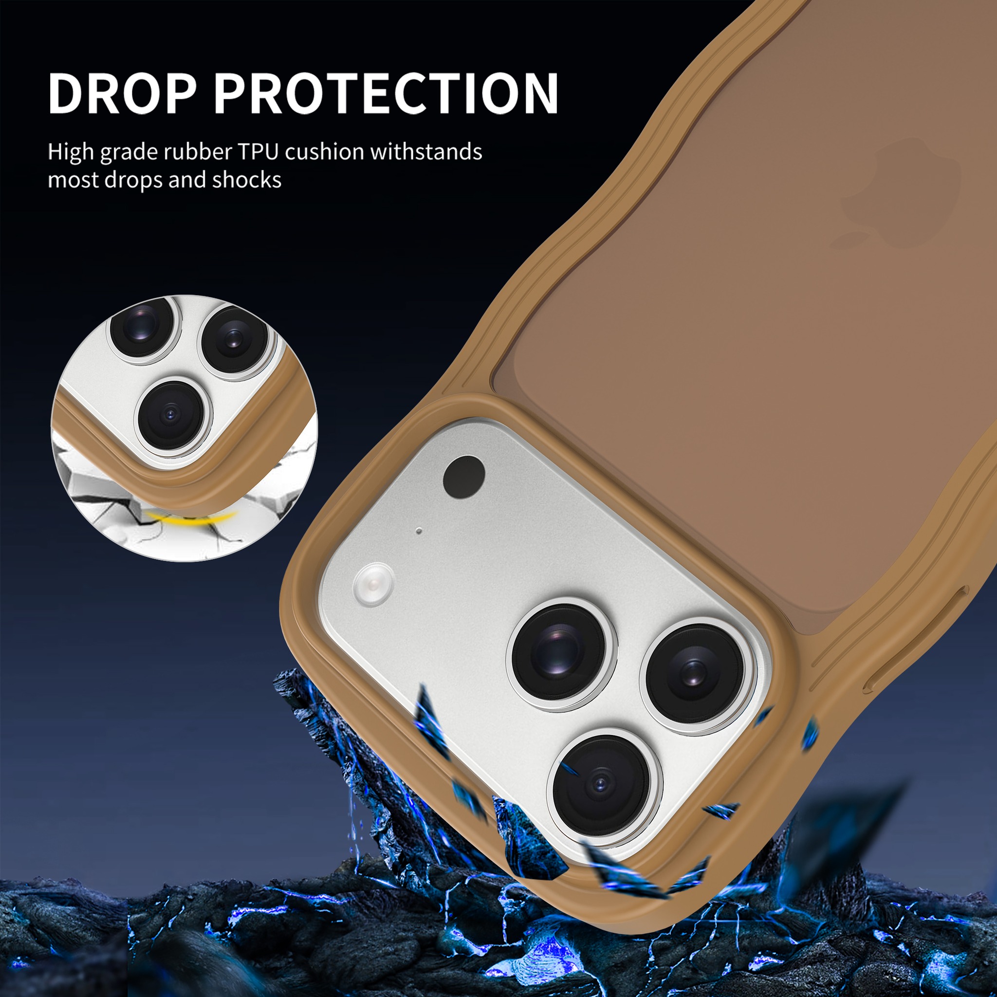 SendaFit Wavy Matte Two-in-One Case for iPhone 18 Pro Max (Fits iPhone 17 Pro Max) detail 18
