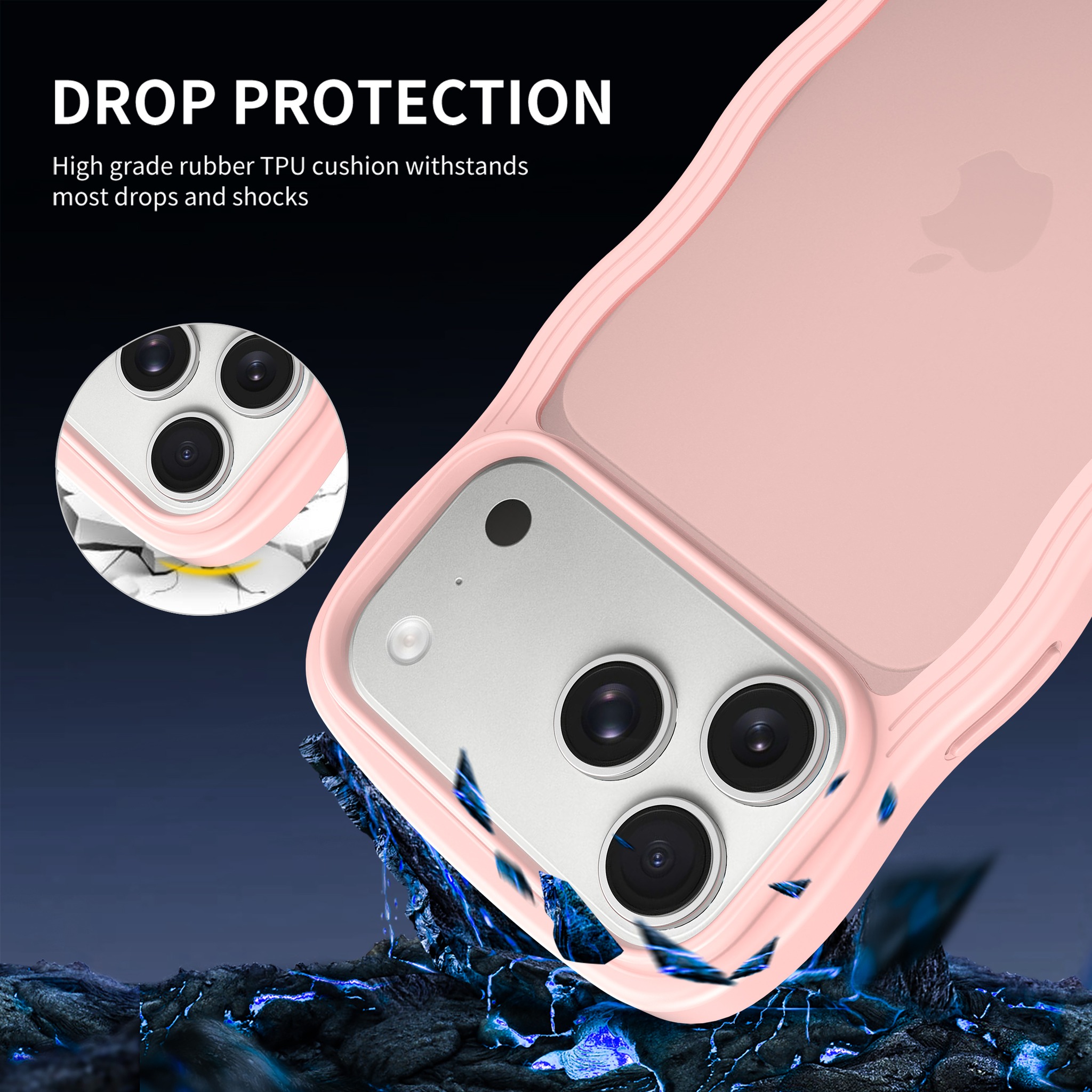 SendaFit Wavy Matte Two-in-One Case for iPhone 18 Pro Max (Fits iPhone 17 Pro Max) detail 19