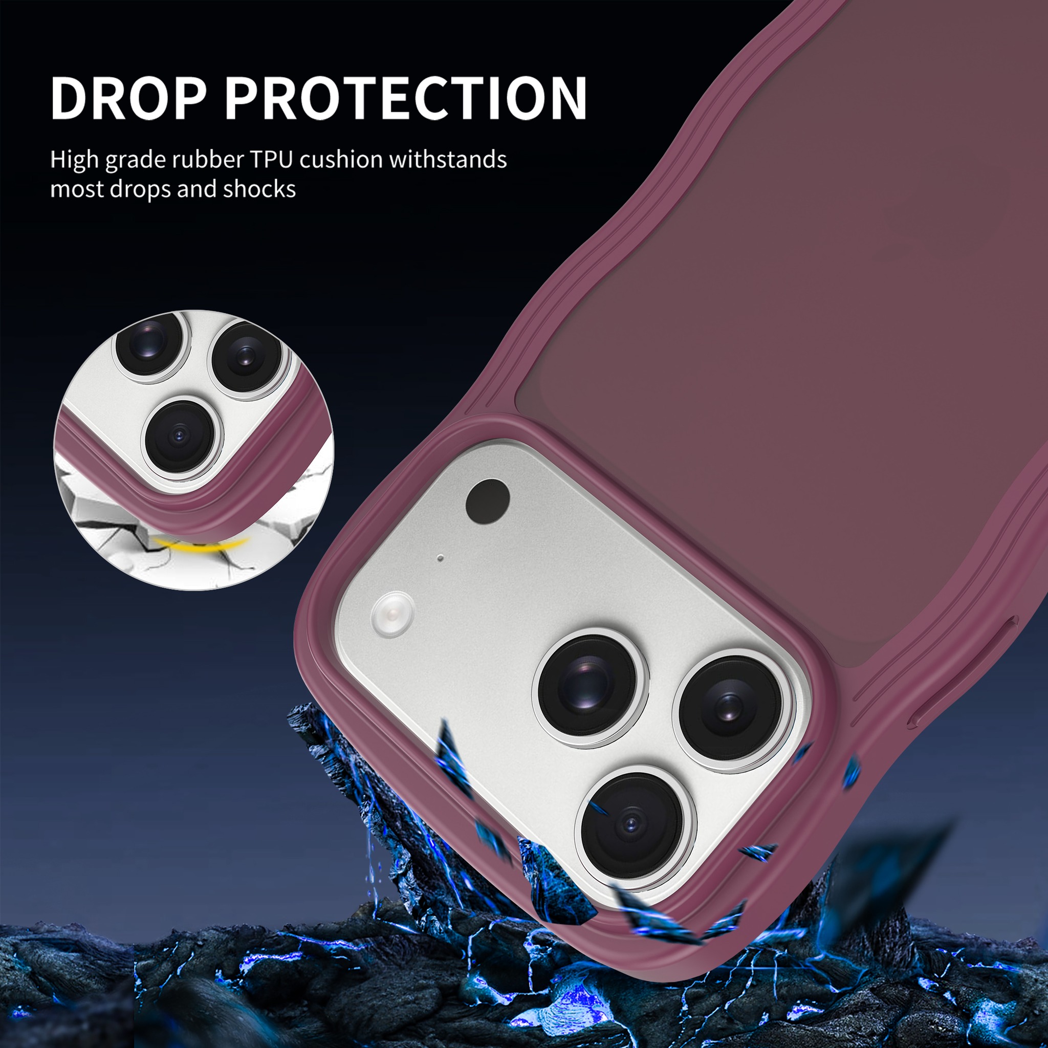 SendaFit Wavy Matte Two-in-One Case for iPhone 18 Pro Max (Fits iPhone 17 Pro Max) detail 21