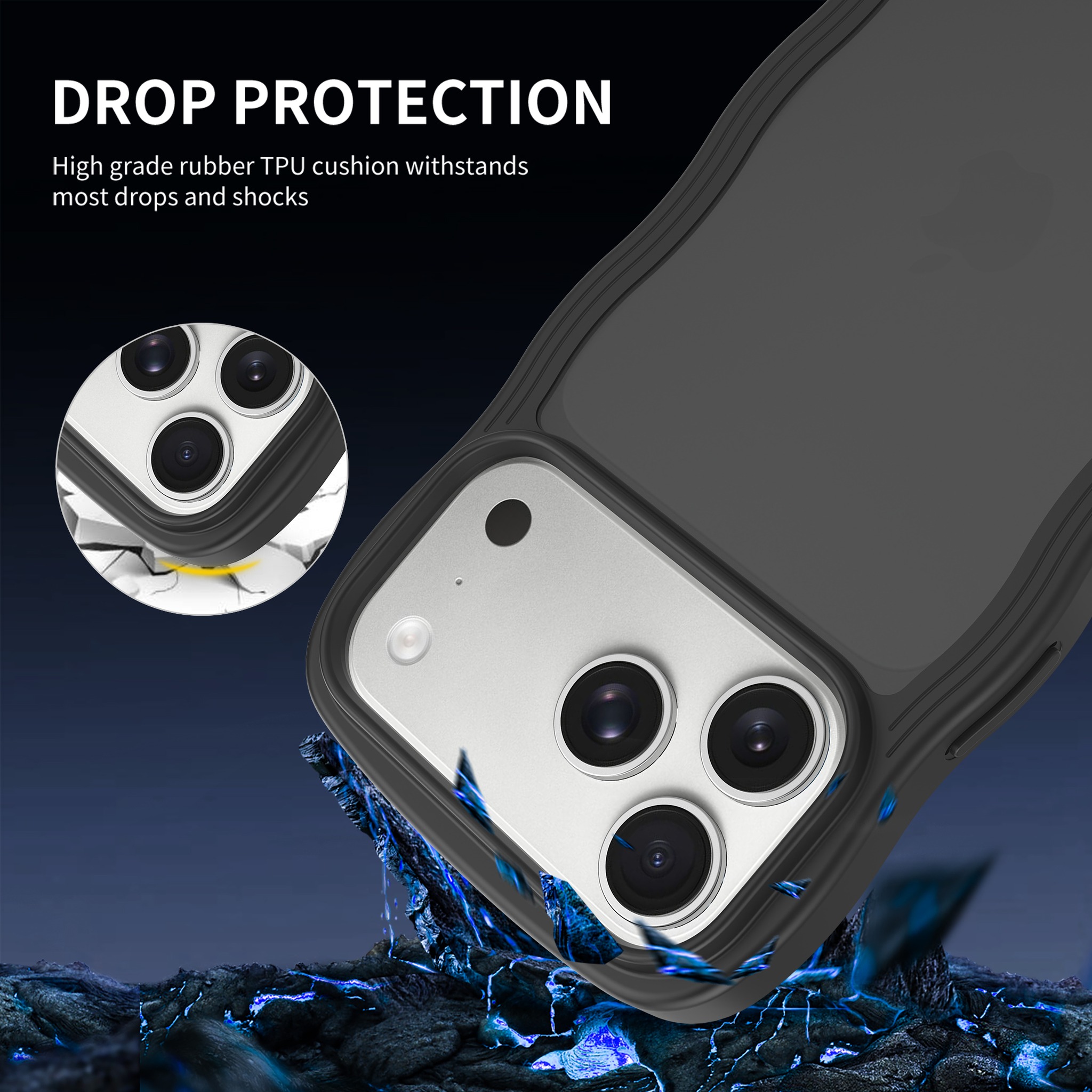 SendaFit Wavy Matte Two-in-One Case for iPhone 18 Pro Max (Fits iPhone 17 Pro Max) detail 23