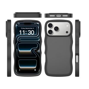 SendaFit Wavy Matte Two-in-One Case for iPhone 18 Pro Max (Fits iPhone 17 Pro Max)