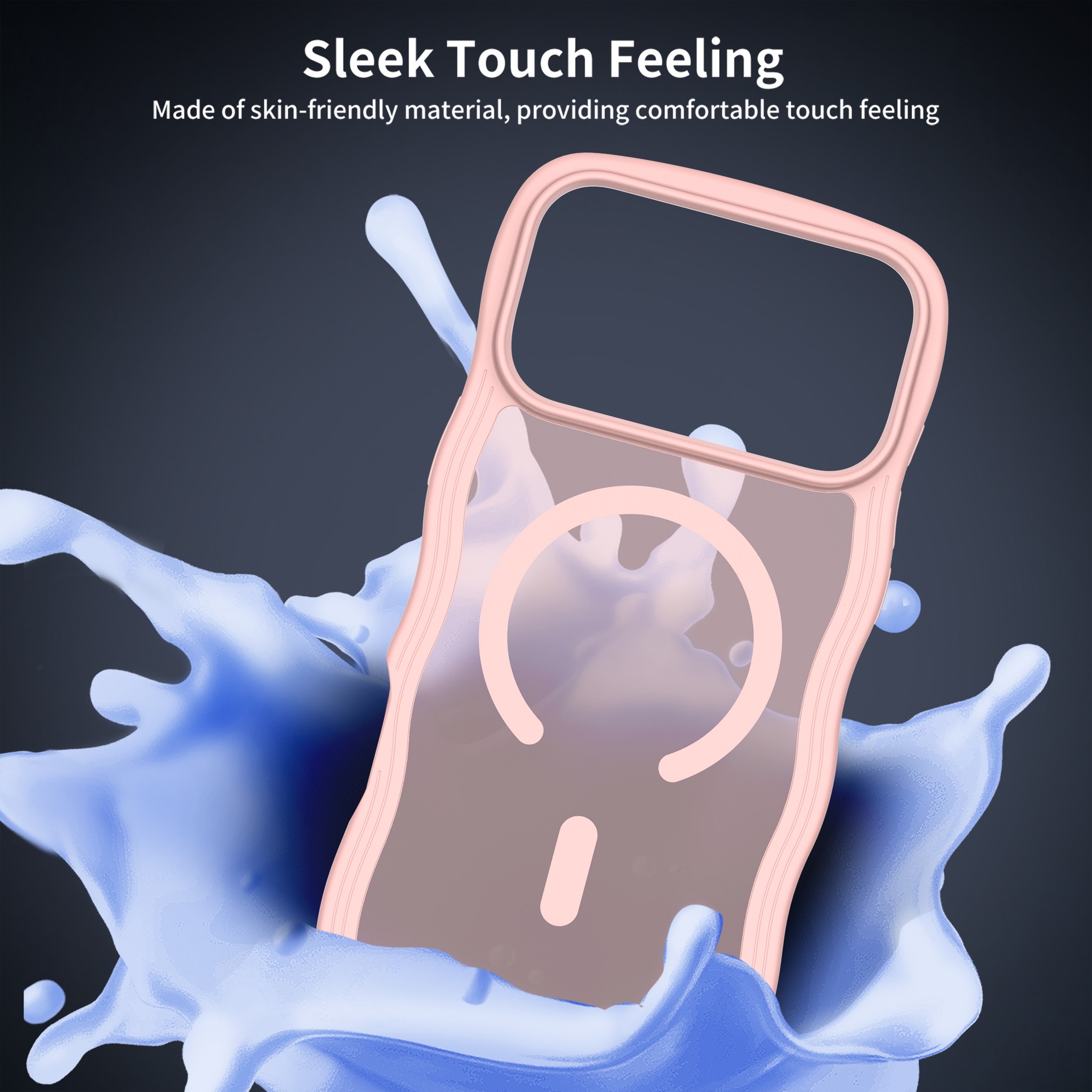 SendaFit Wavy Matte Two-in-One MagSafe Case for iPhone 18 Pro Max (Fits iPhone 17 Pro Max) (041 Batch) detail 27
