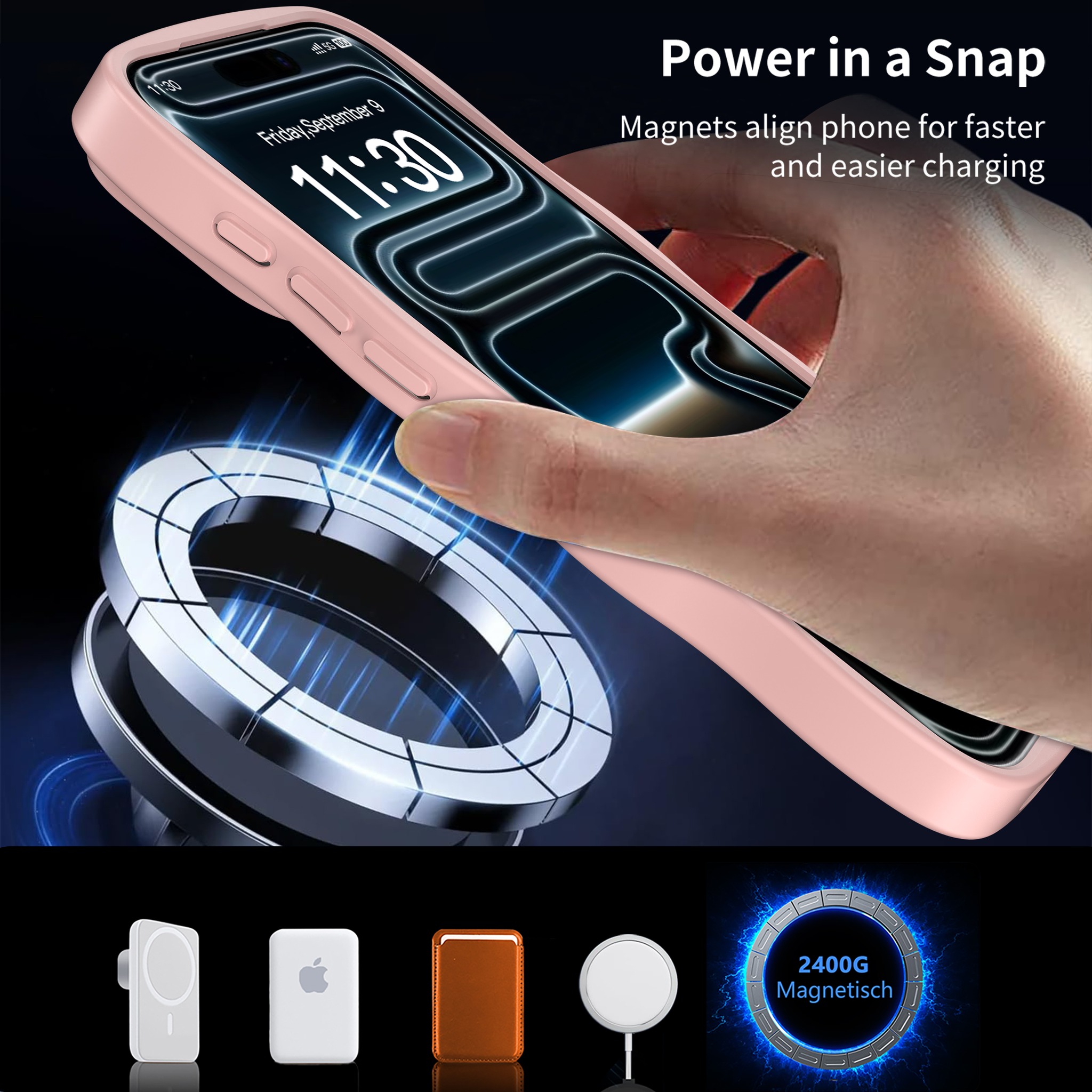 SendaFit Wavy Matte Two-in-One MagSafe Case for iPhone 18 Pro Max (Fits iPhone 17 Pro Max) (041 Batch) detail 35