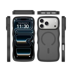 SendaFit Wavy Matte Two-in-One MagSafe Case for iPhone 18 Pro Max (Fits iPhone 17 Pro Max) (041 Batch)