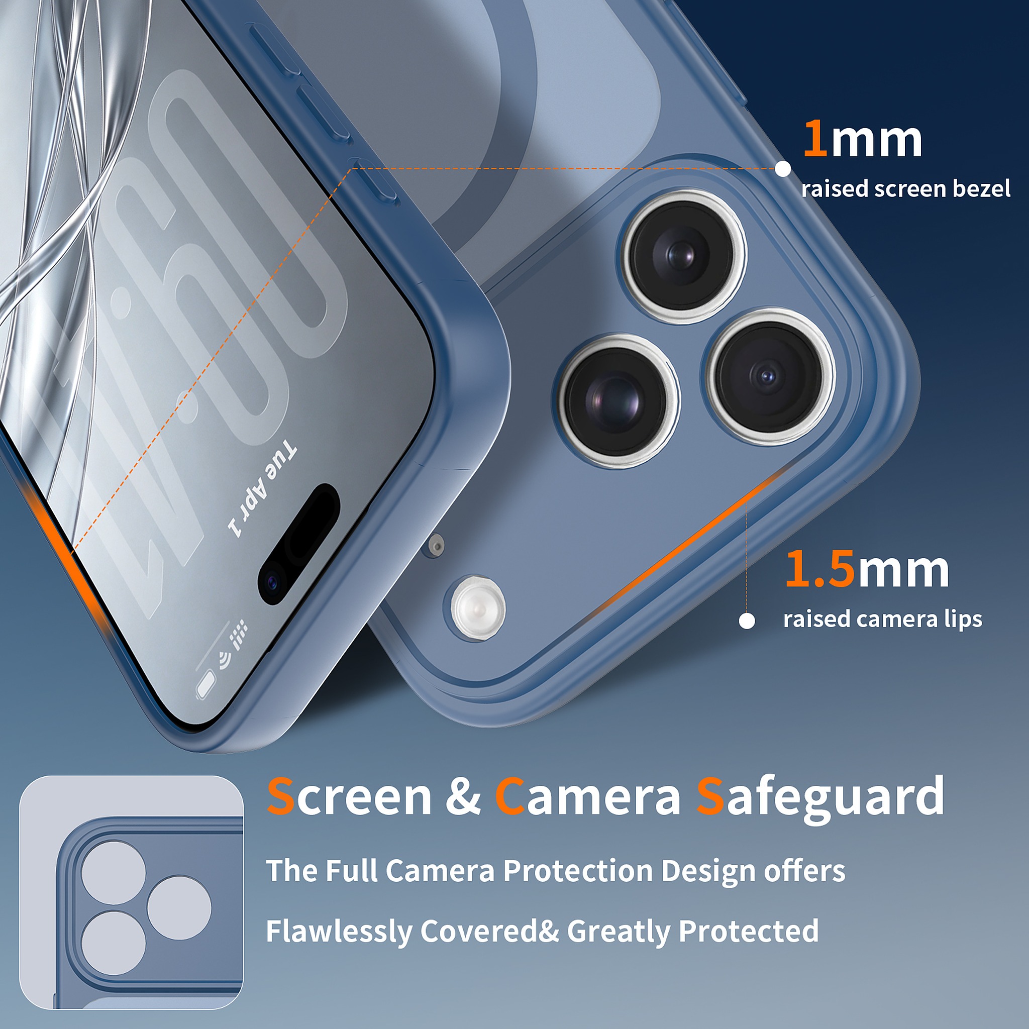 SendaFit Precise-Cutout Matte Skin-Feel MagSafe Case for iPhone 18 Pro Max detail 10