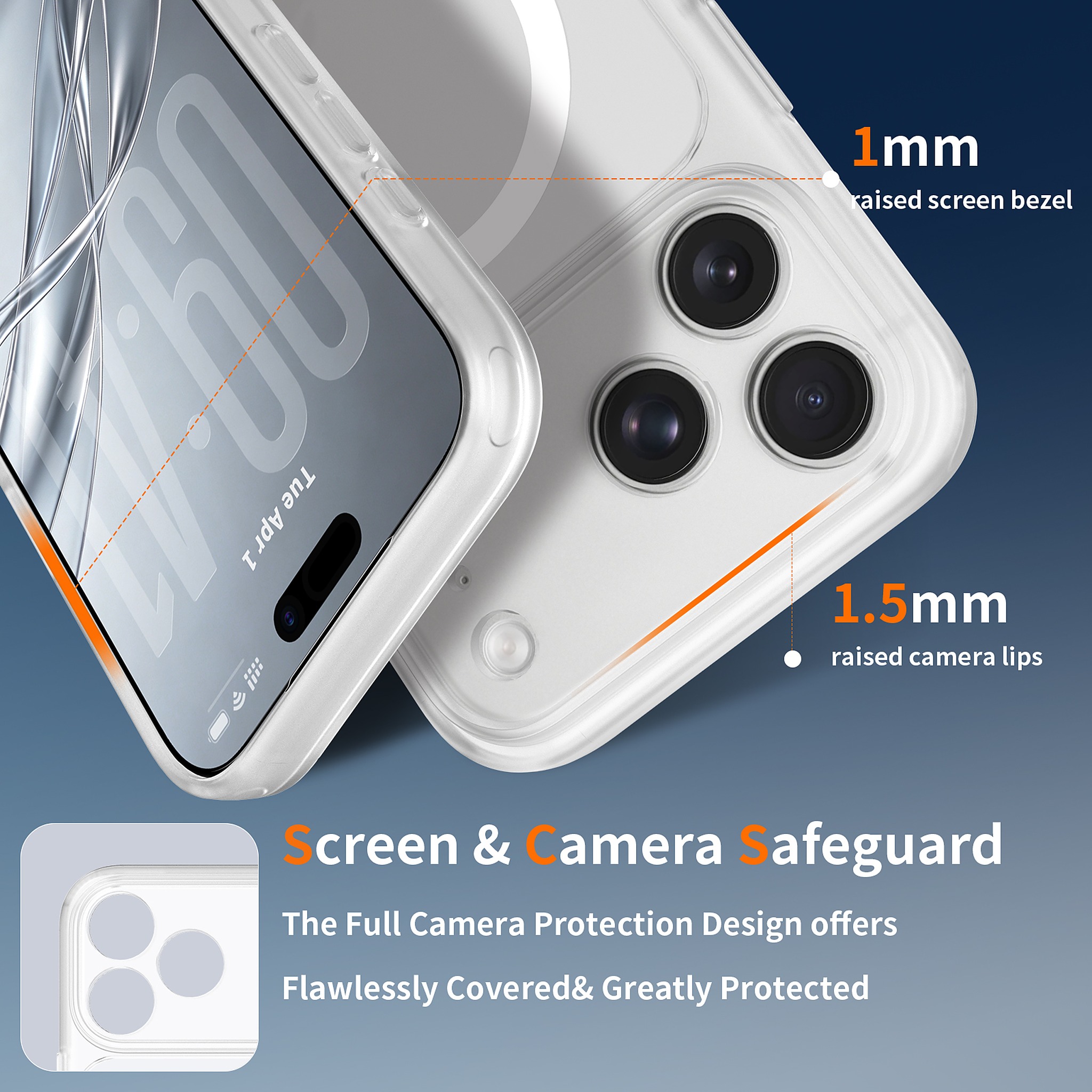 SendaFit Precise-Cutout Matte Skin-Feel MagSafe Case for iPhone 18 Pro Max detail 15