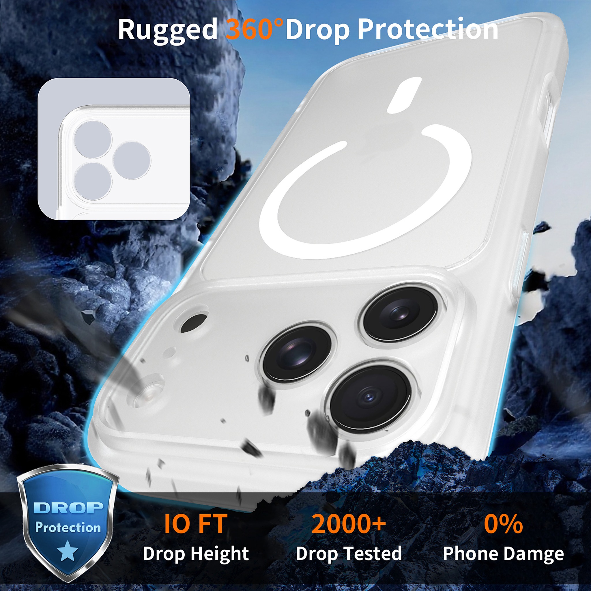SendaFit Precise-Cutout Matte Skin-Feel MagSafe Case for iPhone 18 Pro Max detail 3