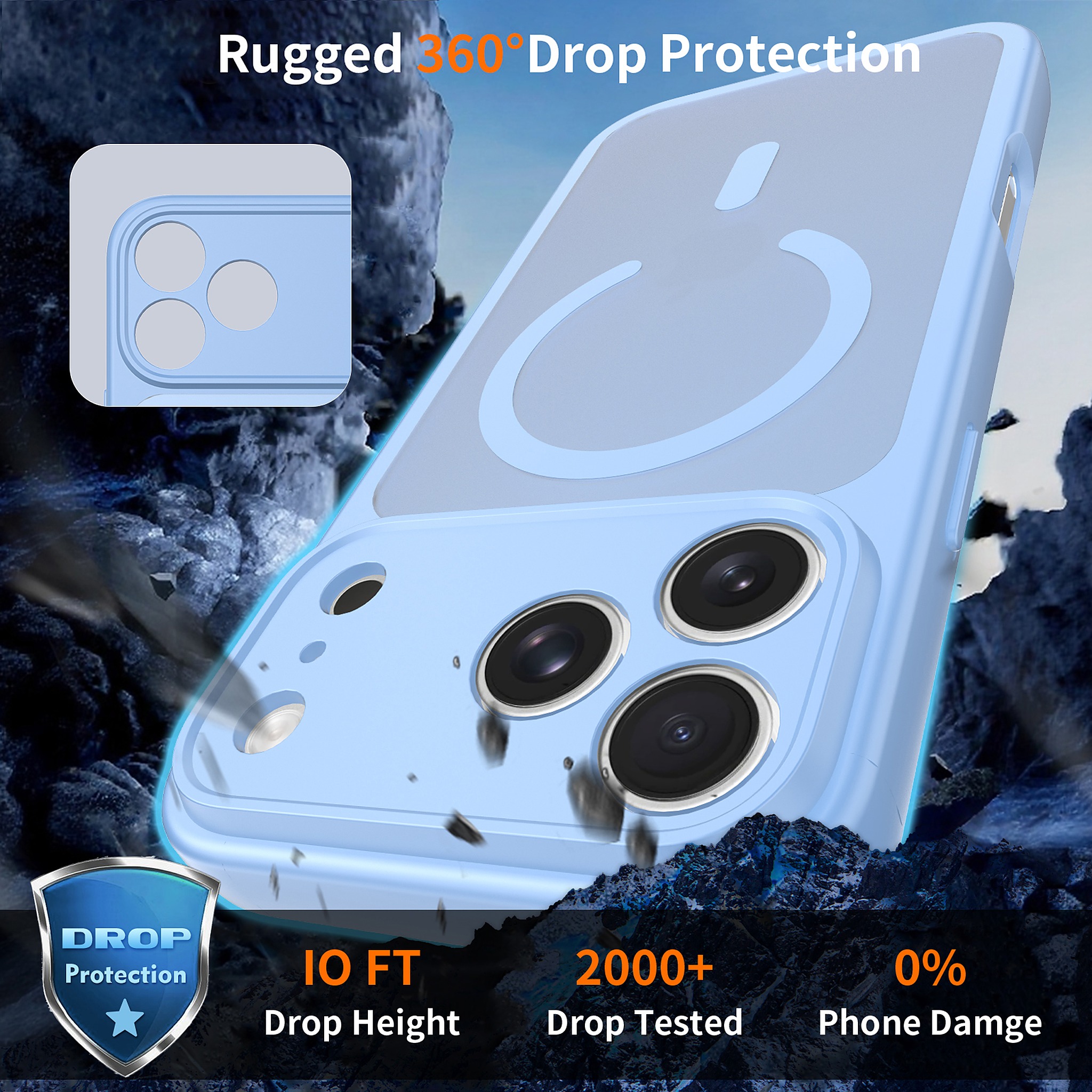 SendaFit Precise-Cutout Matte Skin-Feel MagSafe Case for iPhone 18 Pro Max detail 33