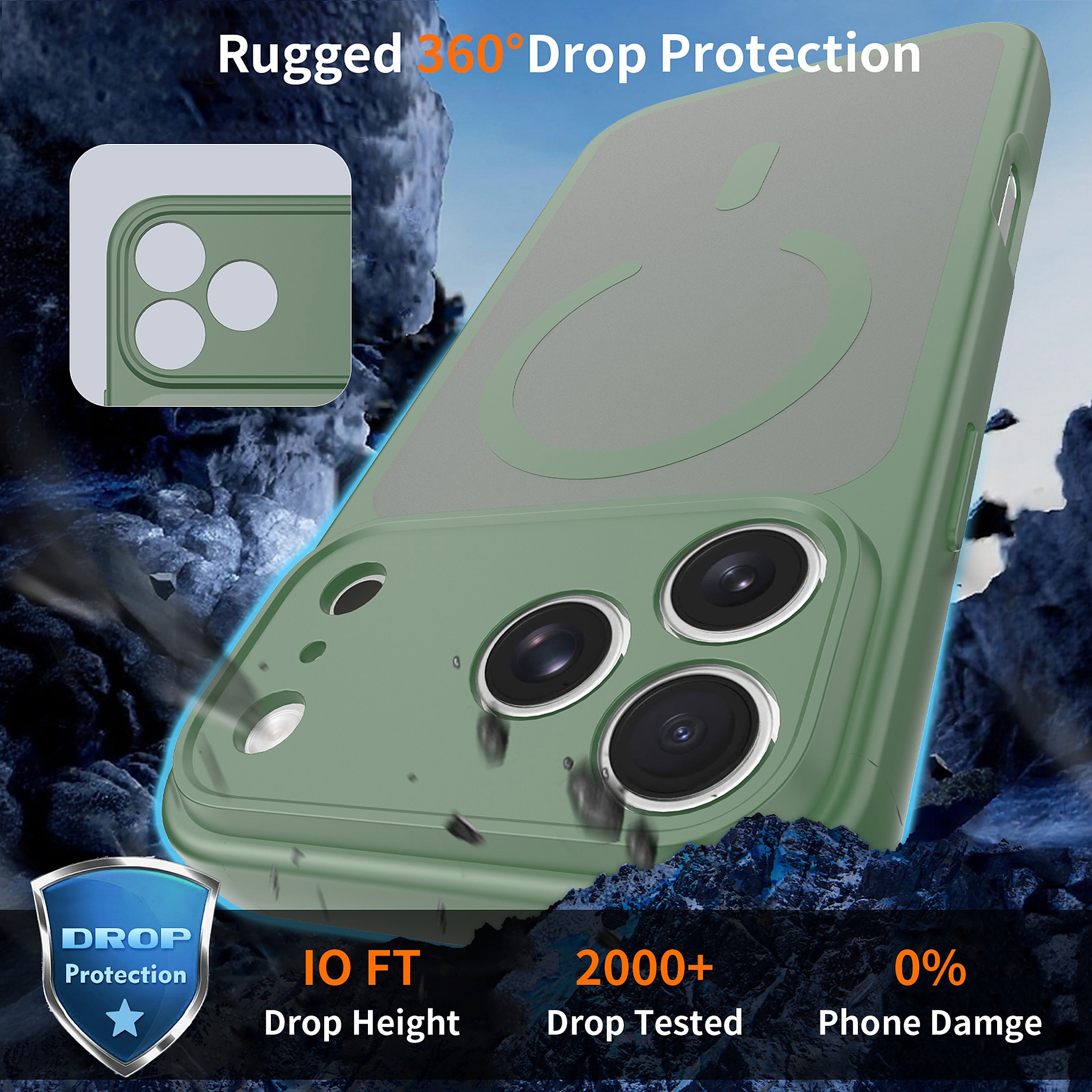 SendaFit Precise-Cutout Matte Skin-Feel MagSafe Case for iPhone 18 Pro Max detail 43