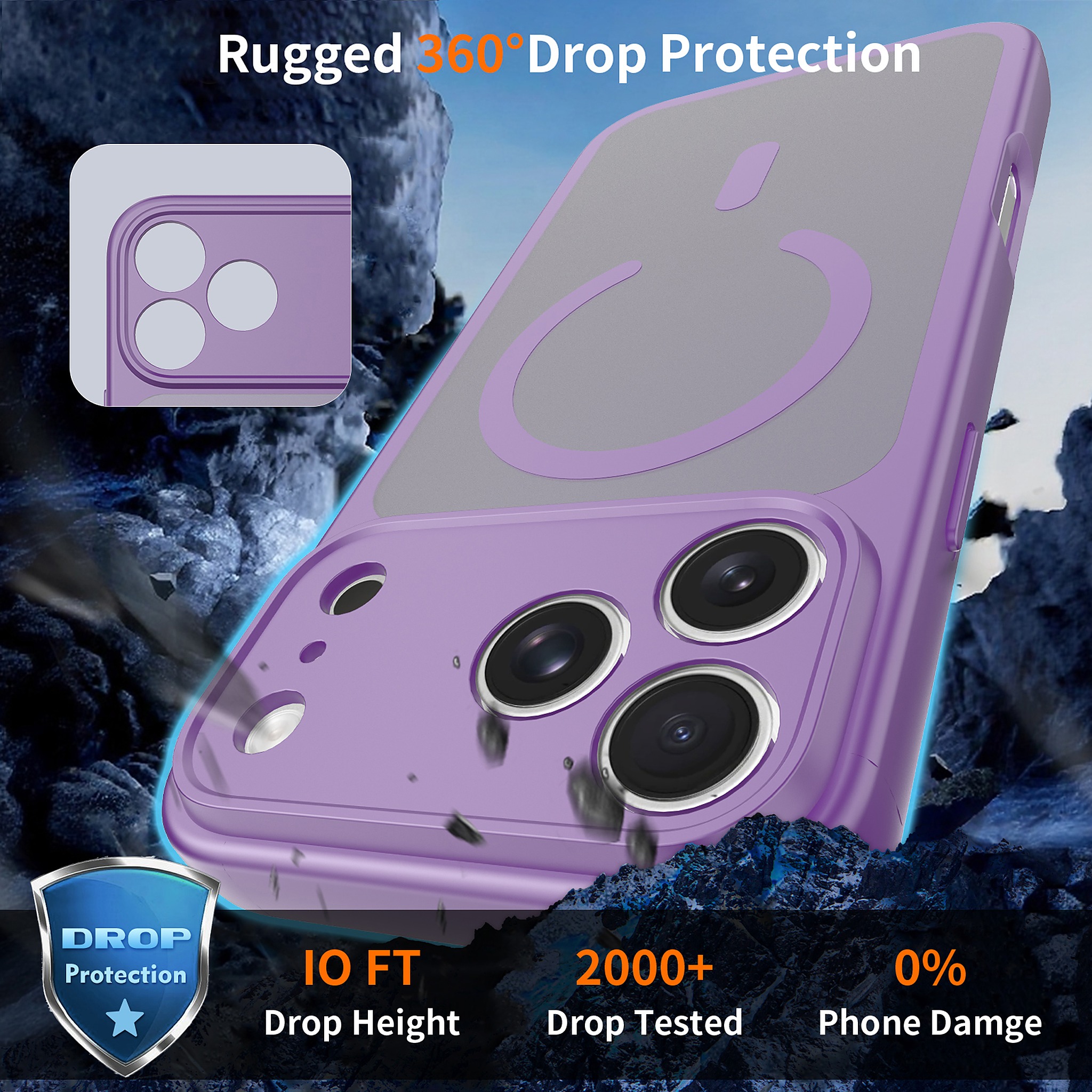 SendaFit Precise-Cutout Matte Skin-Feel MagSafe Case for iPhone 18 Pro Max detail 44