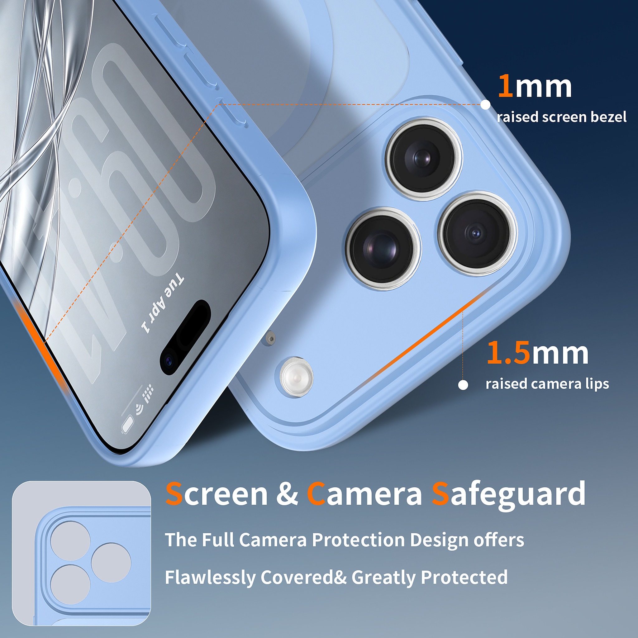 SendaFit Precise-Cutout Matte Skin-Feel MagSafe Case for iPhone 18 Pro Max detail 9