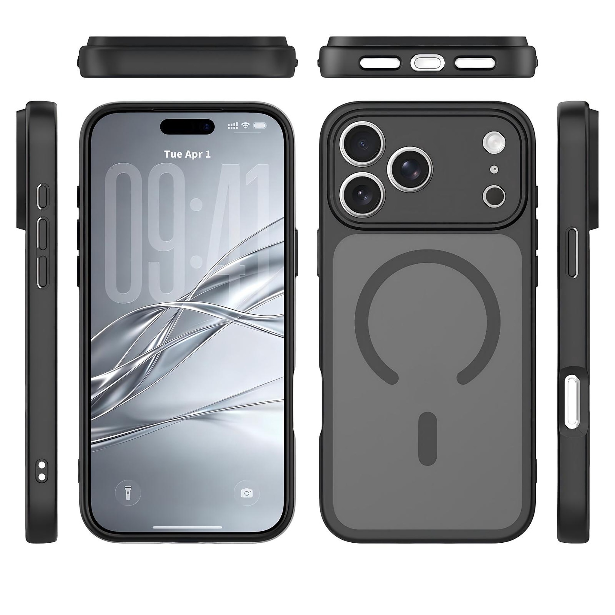 SendaFit Precise-Cutout Matte Skin-Feel MagSafe Case for iPhone 18 Pro Max