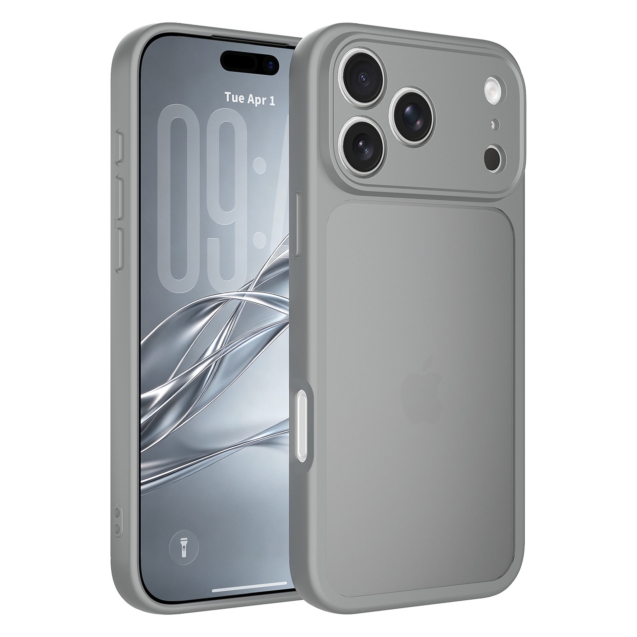 SendaFit Precise-Cutout Matte Skin-Feel Case for iPhone 18 Pro Max - Dark Gray