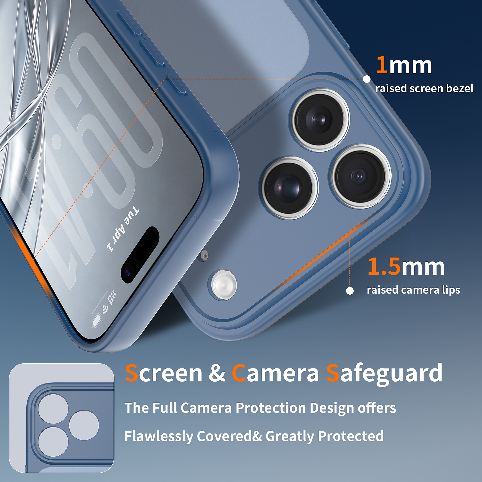 SendaFit Precise-Cutout Matte Skin-Feel Case for iPhone 18 Pro Max detail 10