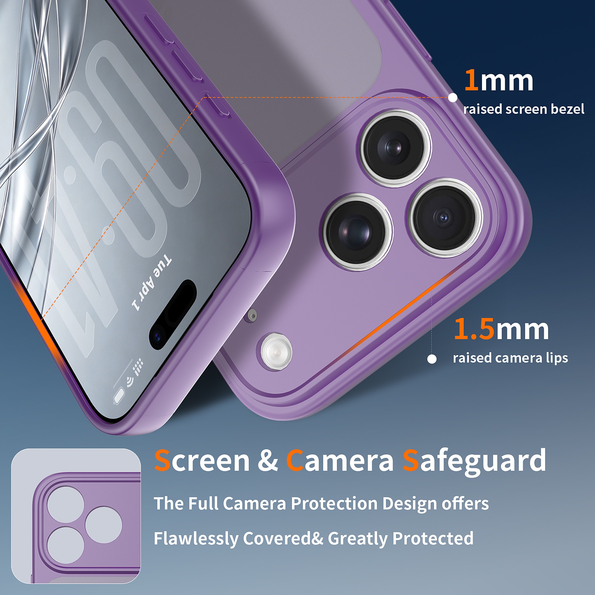 SendaFit Precise-Cutout Matte Skin-Feel Case for iPhone 18 Pro Max detail 13