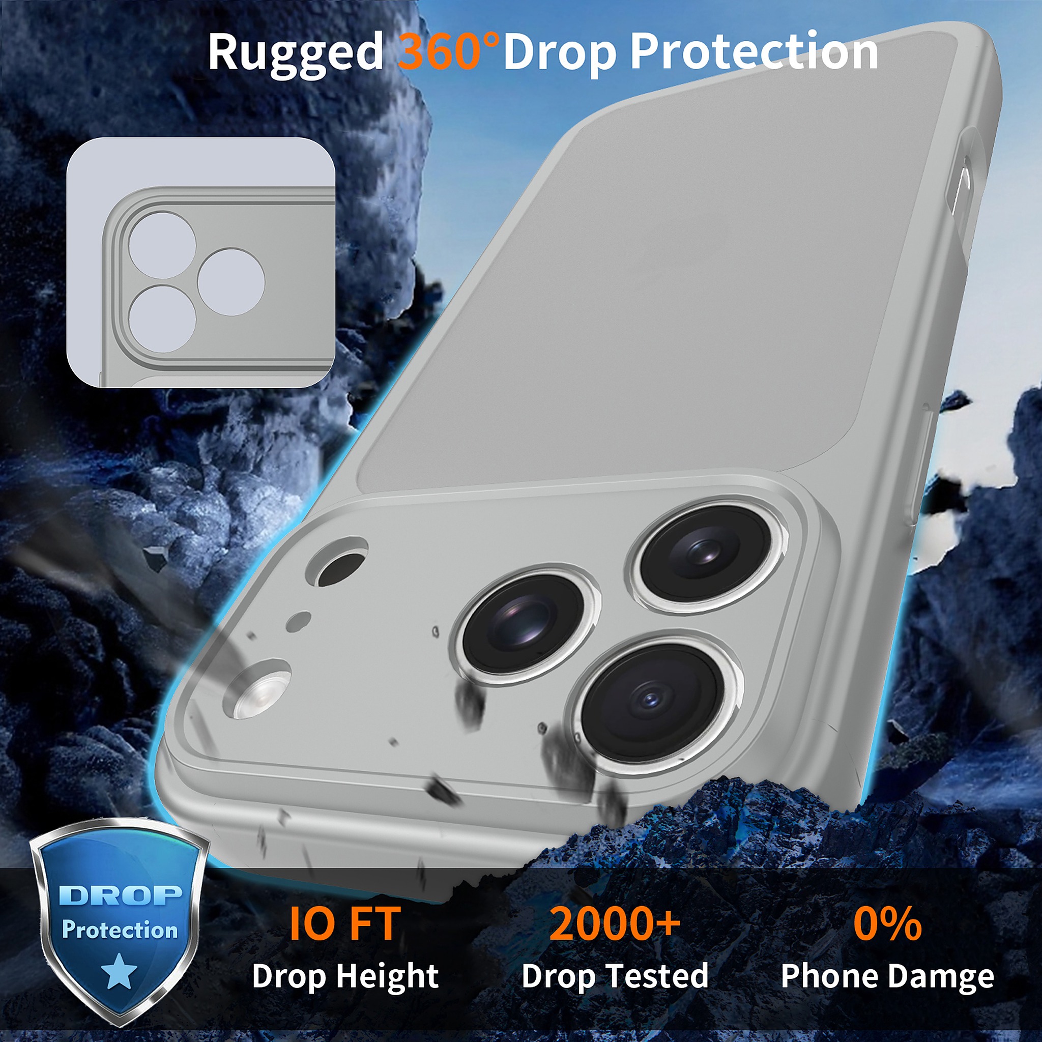 SendaFit Precise-Cutout Matte Skin-Feel Case for iPhone 18 Pro Max detail 30