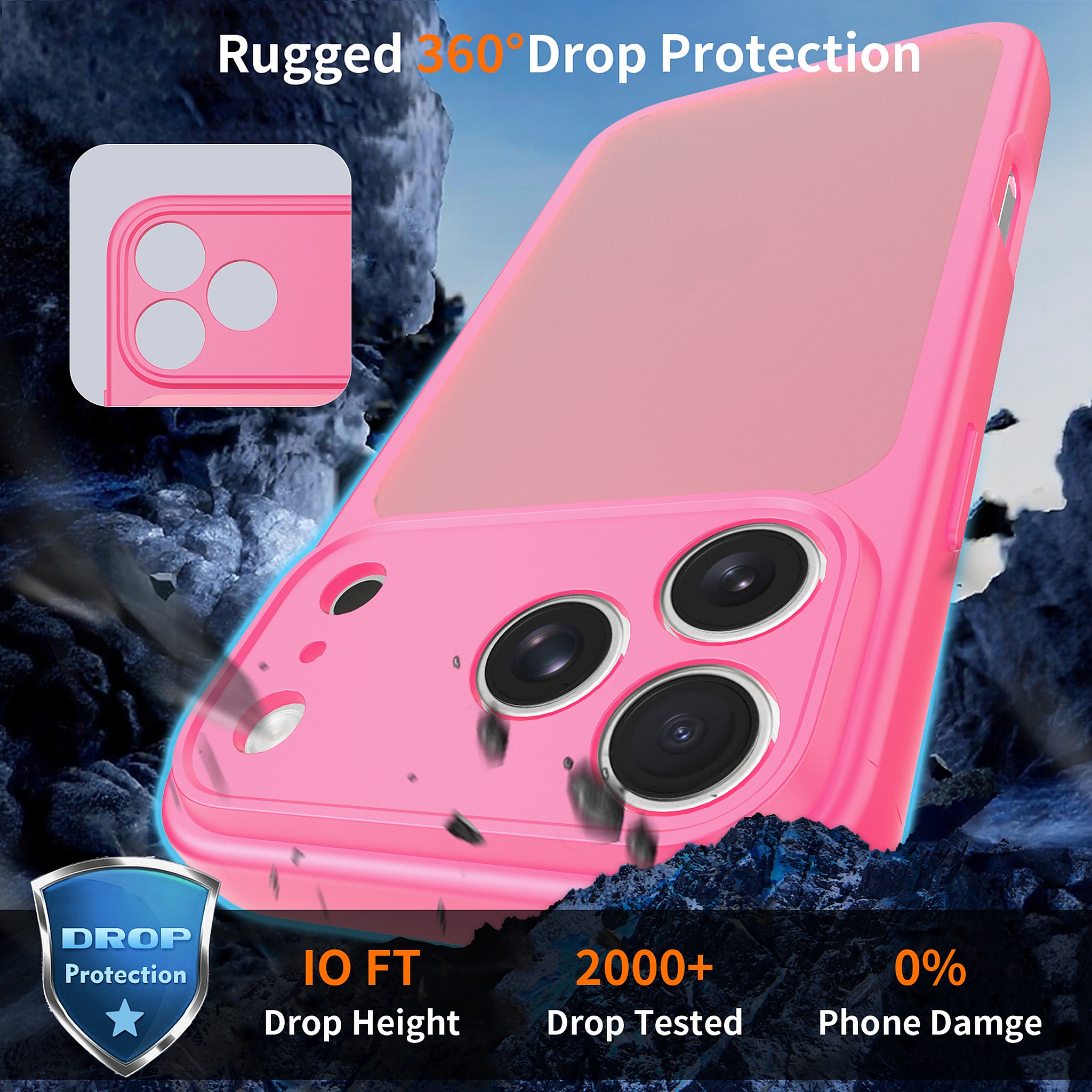 SendaFit Precise-Cutout Matte Skin-Feel Case for iPhone 18 Pro Max detail 33