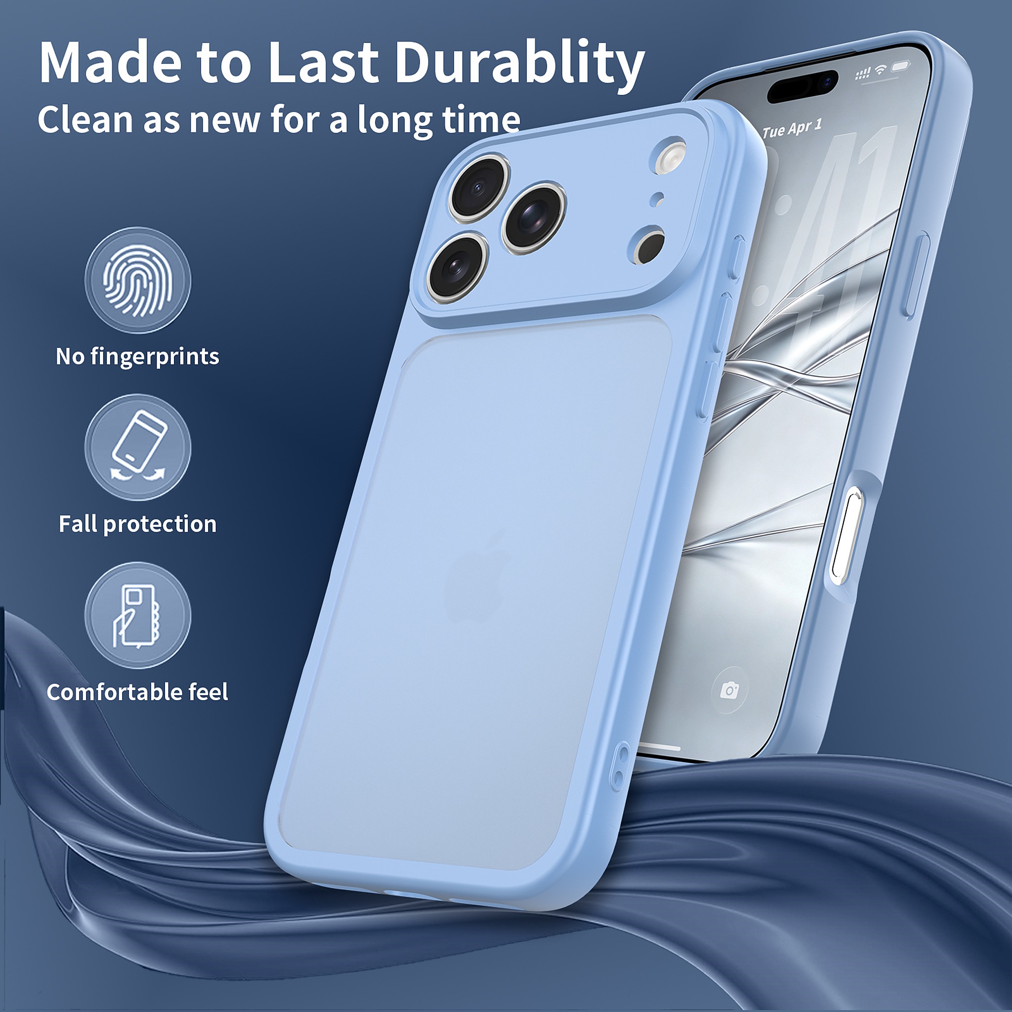 SendaFit Precise-Cutout Matte Skin-Feel Case for iPhone 18 Pro Max detail 41
