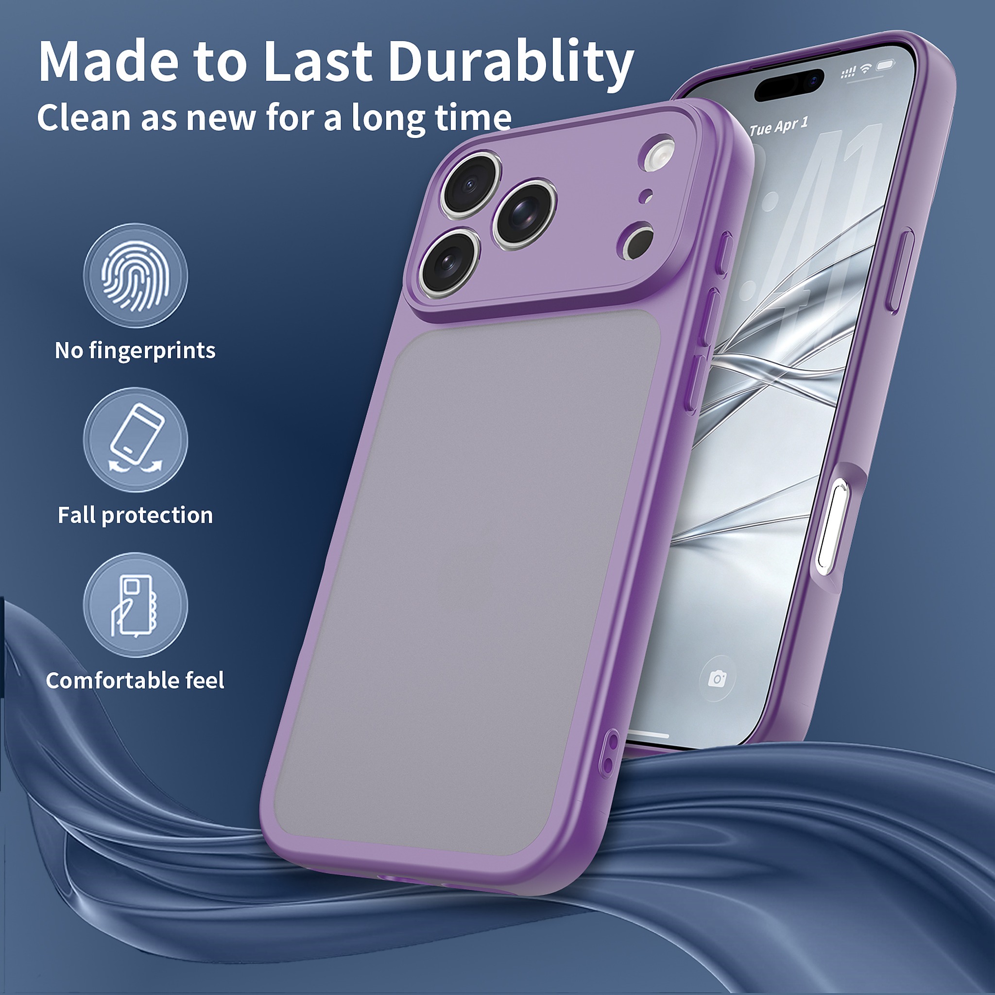 SendaFit Precise-Cutout Matte Skin-Feel Case for iPhone 18 Pro Max detail 44
