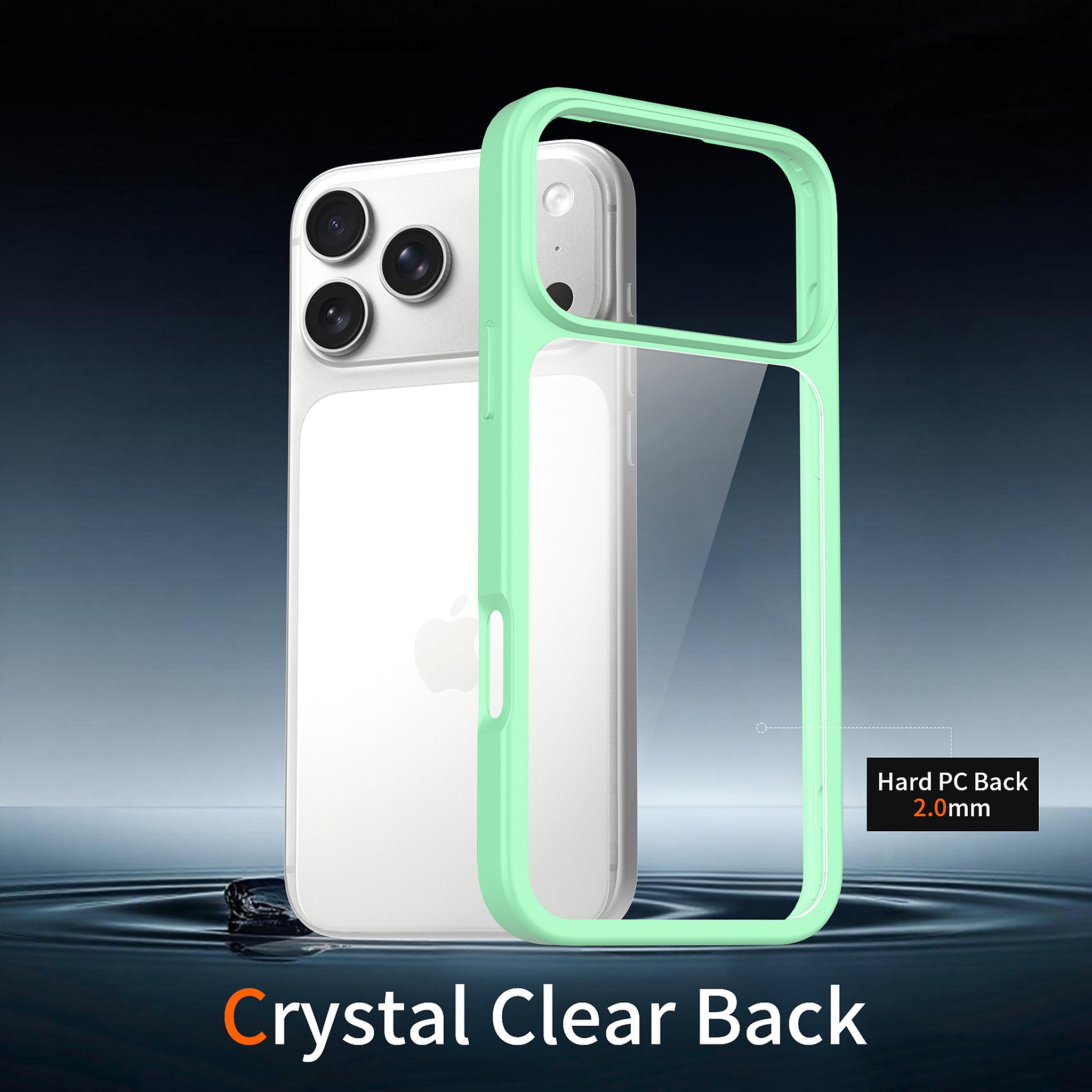 SendaFit Clear Two-in-One Case for iPhone 17 Pro Max & 18 Pro Max detail 1