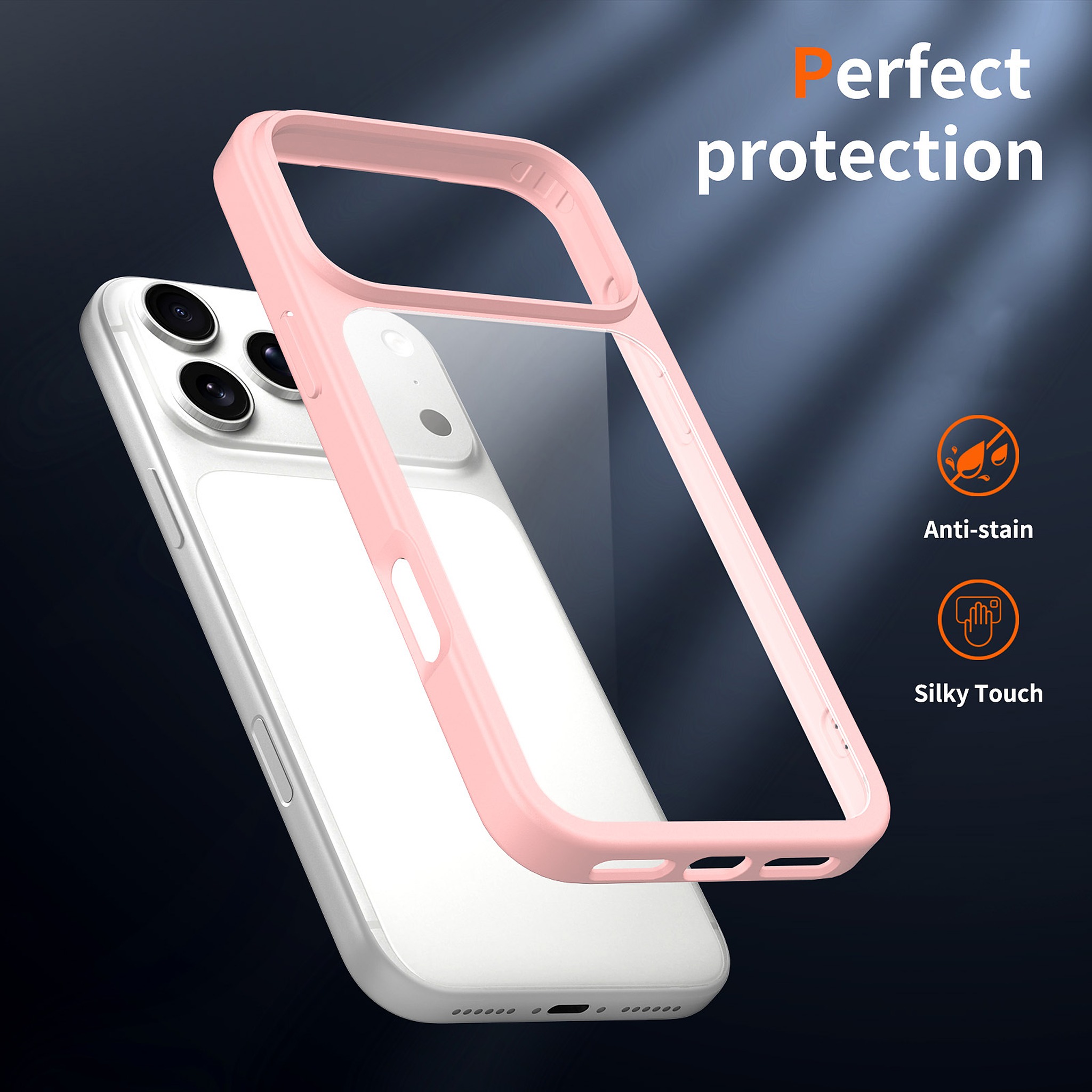 SendaFit Clear Two-in-One Case for iPhone 17 Pro Max & 18 Pro Max detail 13