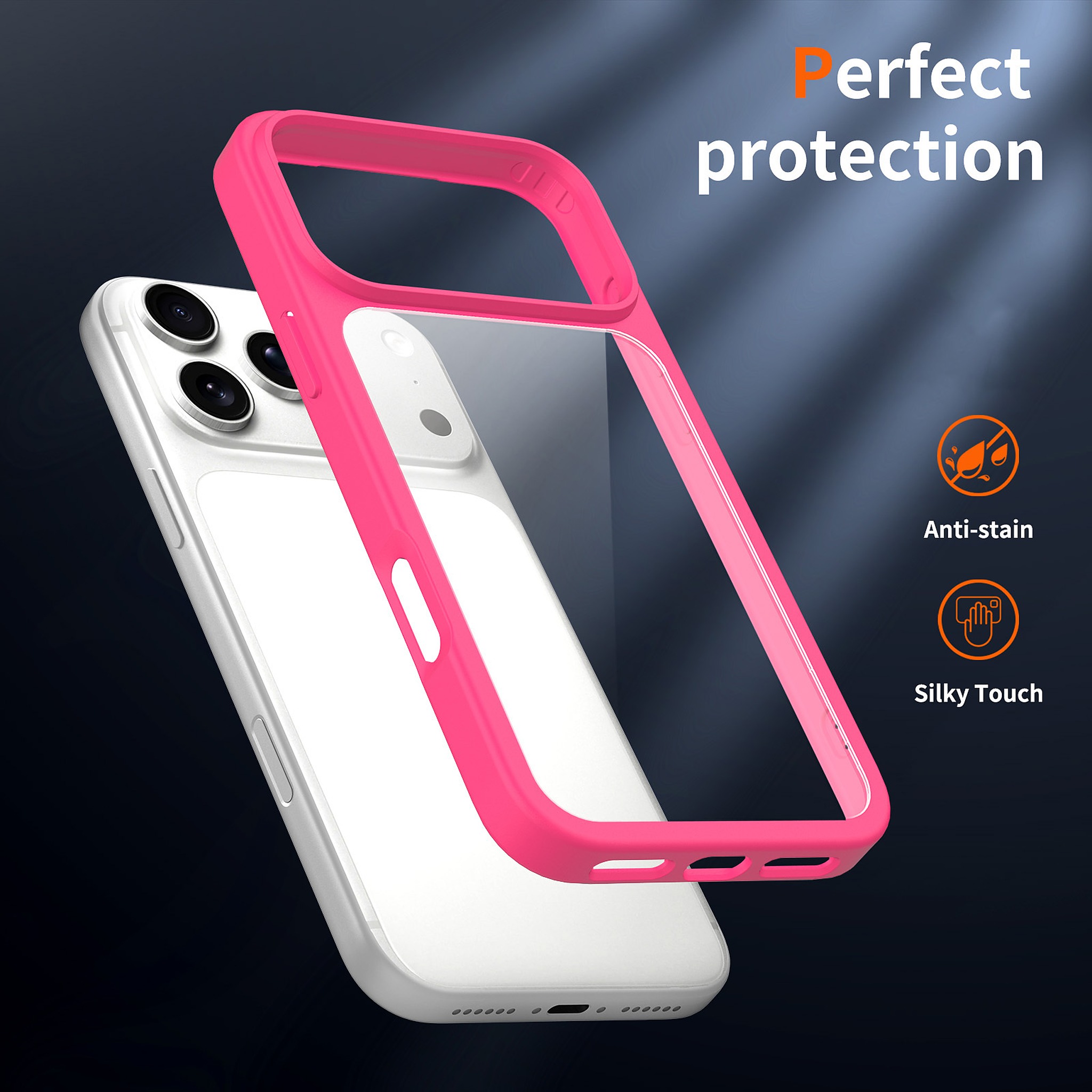 SendaFit Clear Two-in-One Case for iPhone 17 Pro Max & 18 Pro Max detail 14