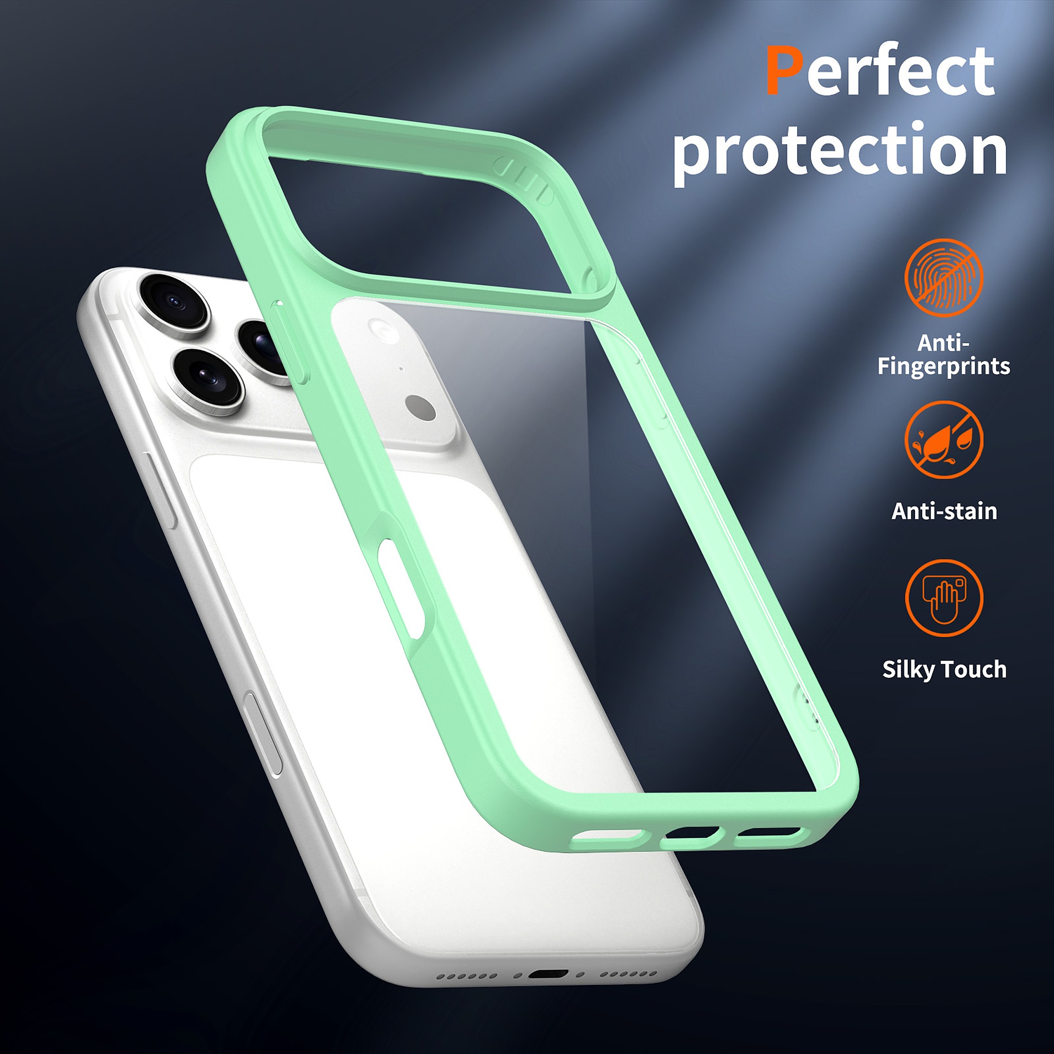 SendaFit Clear Two-in-One Case for iPhone 17 Pro Max & 18 Pro Max detail 2