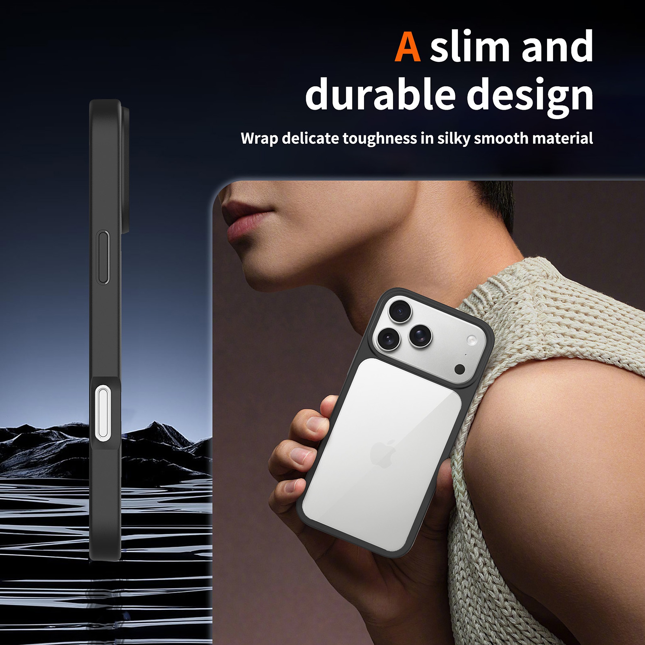 SendaFit Clear Two-in-One Case for iPhone 17 Pro Max & 18 Pro Max detail 37