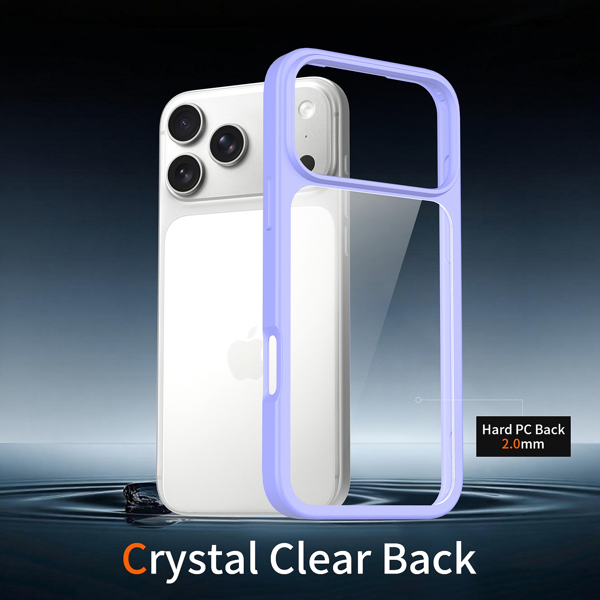 SendaFit Clear Two-in-One Case for iPhone 17 Pro Max & 18 Pro Max detail 5