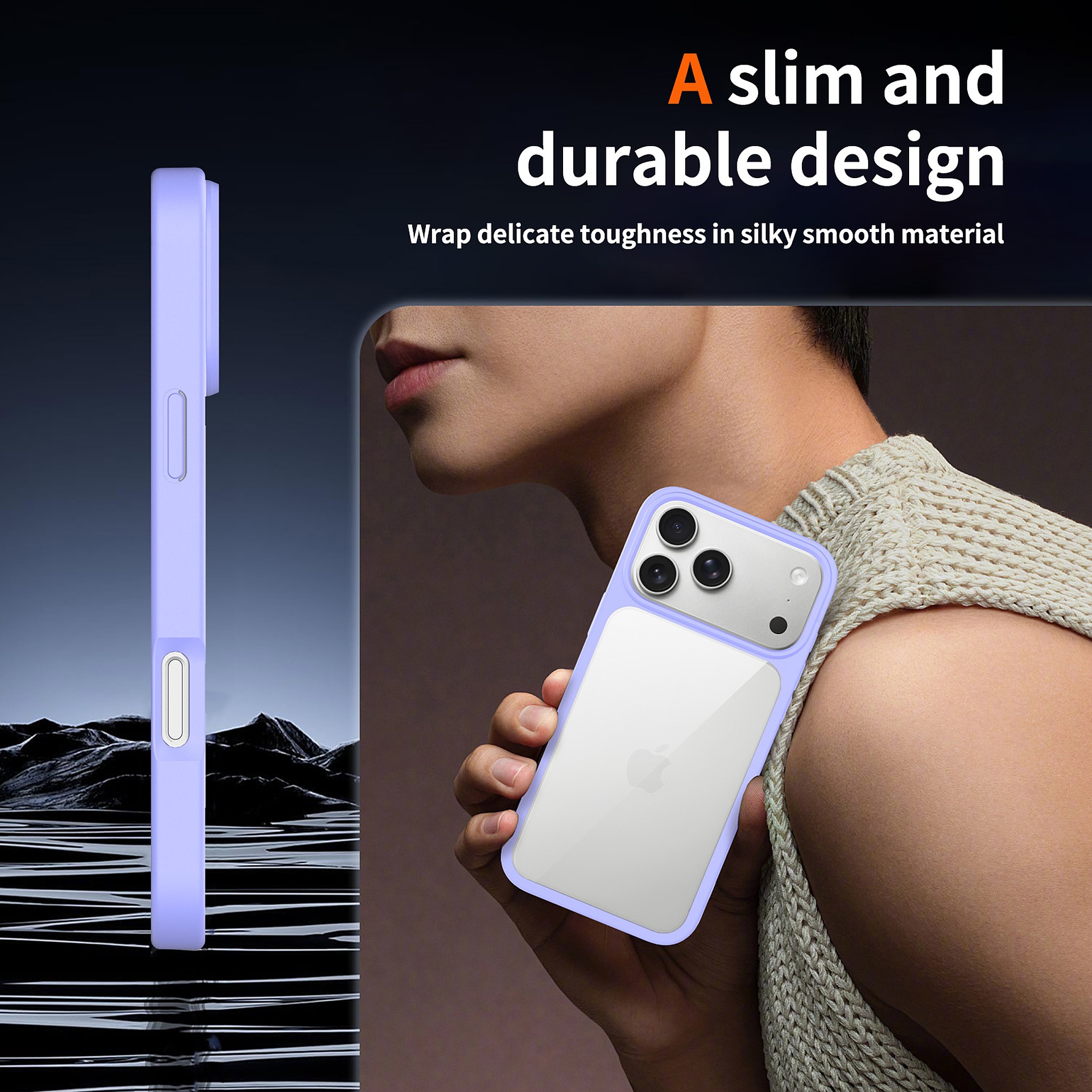 SendaFit Clear Two-in-One Case for iPhone 17 Pro Max & 18 Pro Max detail 7