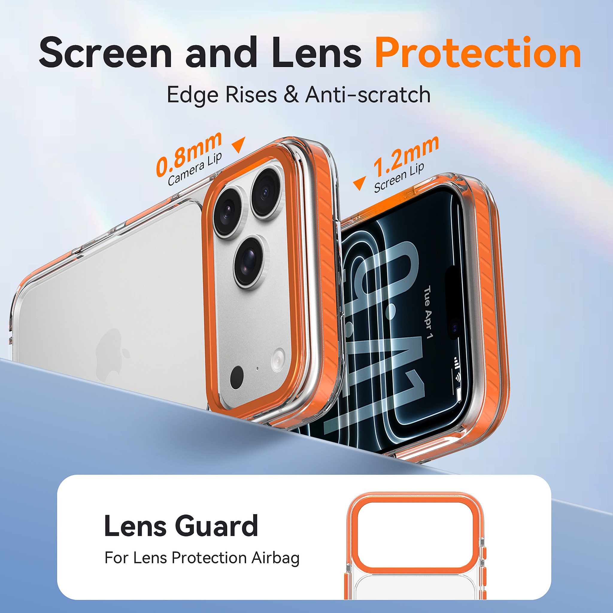 SendaFit Iridescent Two-Tone Case for iPhone 17 Pro Max & 18 Pro Max detail 12
