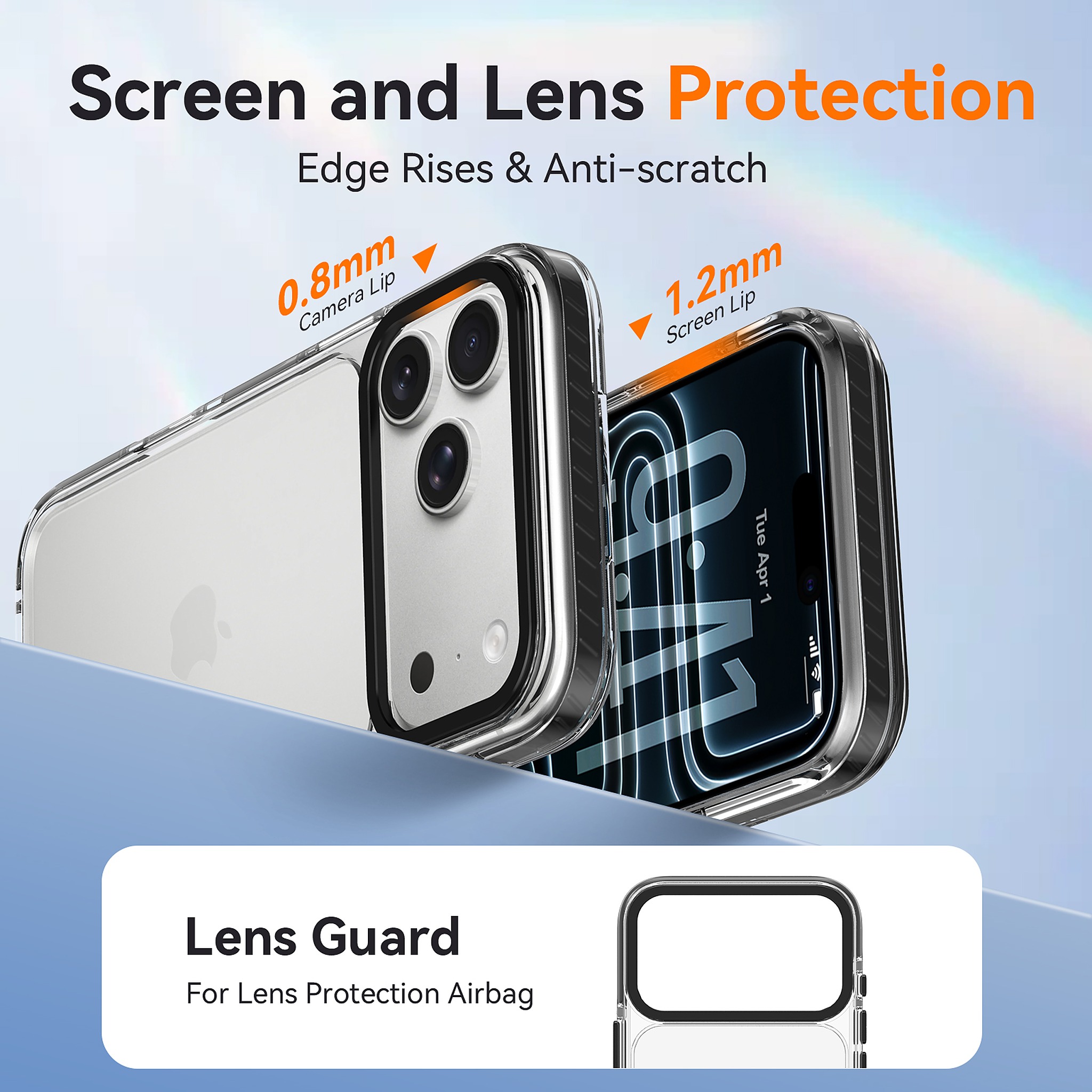 SendaFit Iridescent Two-Tone Case for iPhone 17 Pro Max & 18 Pro Max detail 22