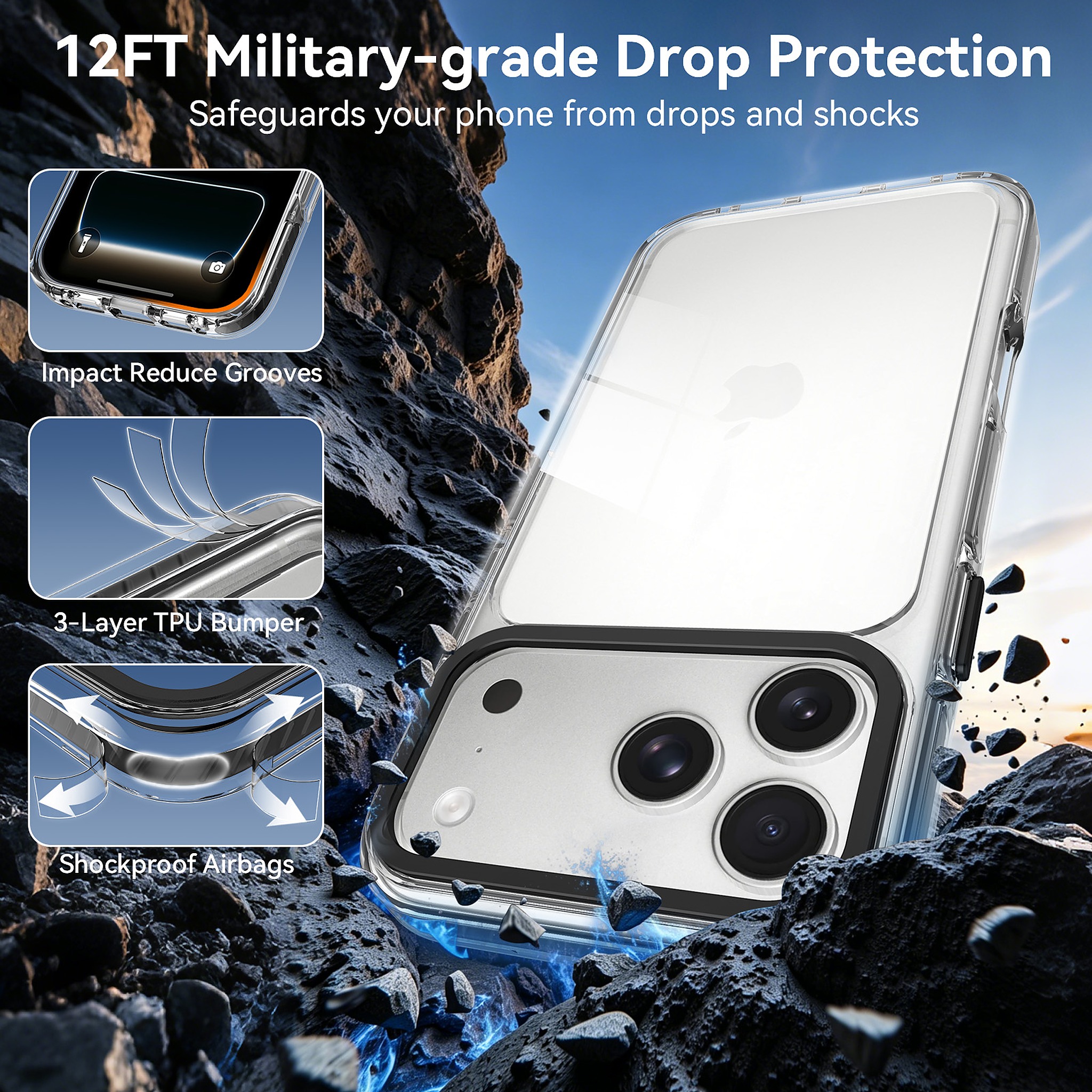 SendaFit Iridescent Two-Tone Case for iPhone 17 Pro Max & 18 Pro Max detail 23
